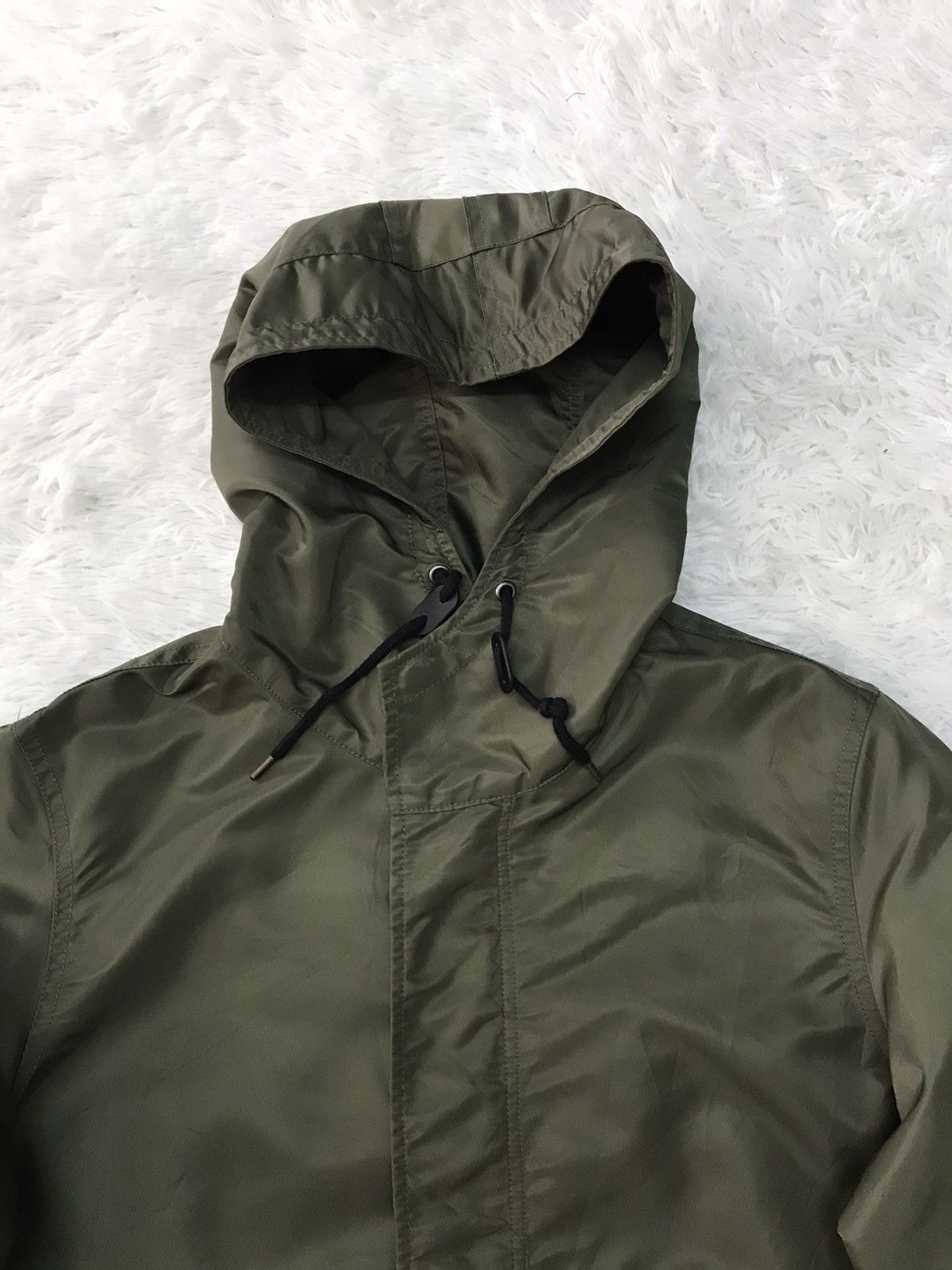 NANO universe Nano Universe Nylon Fishtail Parka Jacket Hoodie Size US M / EU 48-50 / 2 - 6 Thumbnail