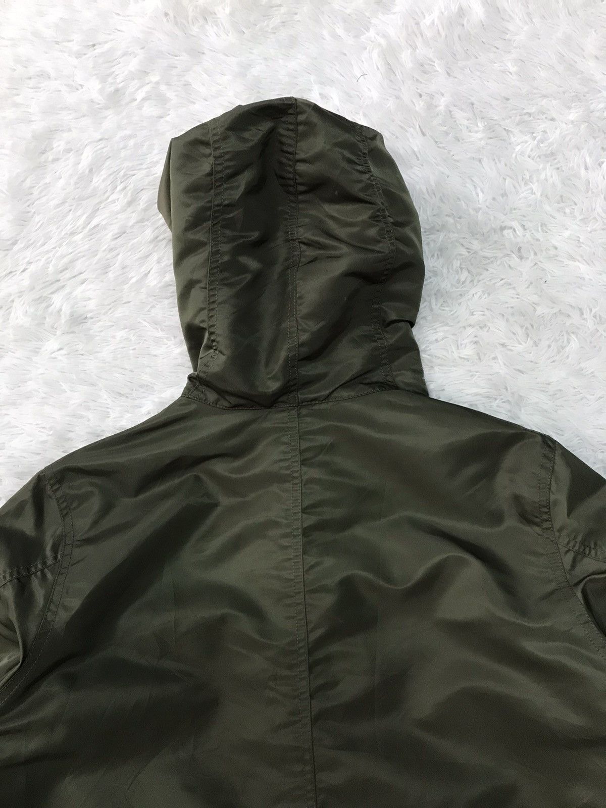 NANO universe Nano Universe Nylon Fishtail Parka Jacket Hoodie Size US M / EU 48-50 / 2 - 10 Thumbnail