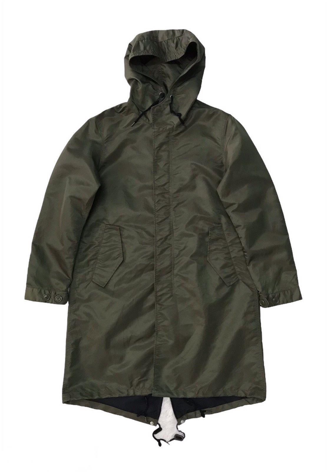 NANO universe Nano Universe Nylon Fishtail Parka Jacket Hoodie Size US M / EU 48-50 / 2 - 1 Thumbnail