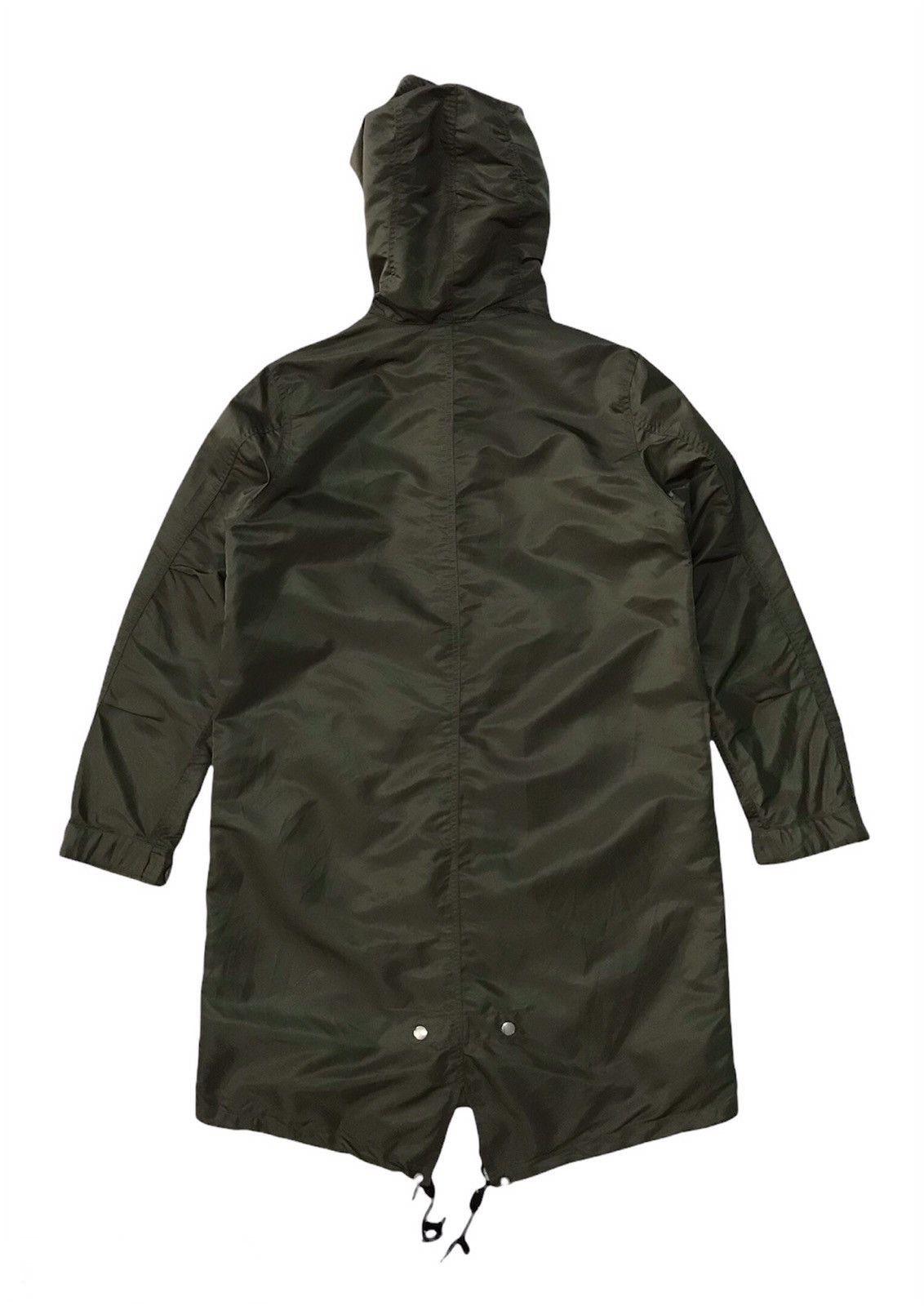 NANO universe Nano Universe Nylon Fishtail Parka Jacket Hoodie Size US M / EU 48-50 / 2 - 2 Thumbnail