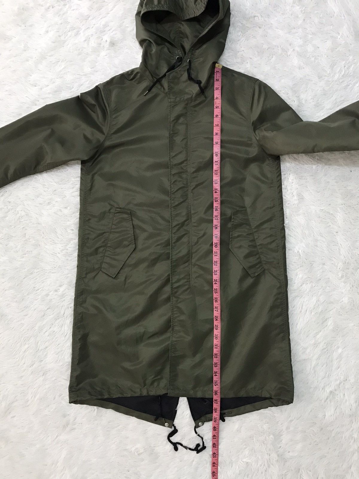 NANO universe Nano Universe Nylon Fishtail Parka Jacket Hoodie Size US M / EU 48-50 / 2 - 18 Thumbnail