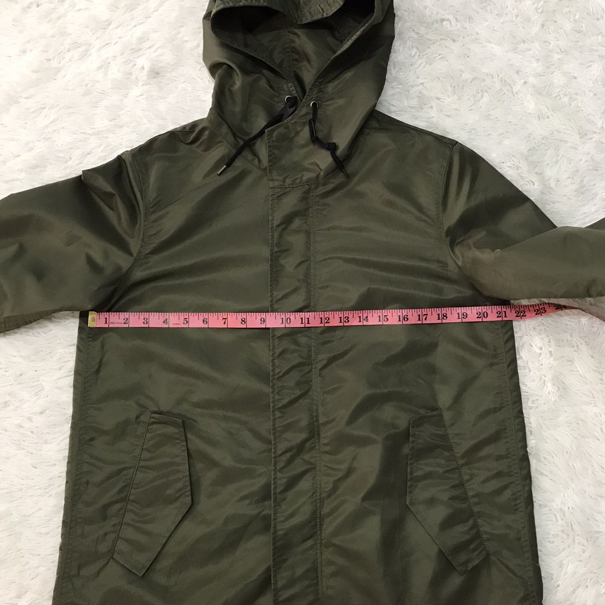 NANO universe Nano Universe Nylon Fishtail Parka Jacket Hoodie Size US M / EU 48-50 / 2 - 17 Thumbnail