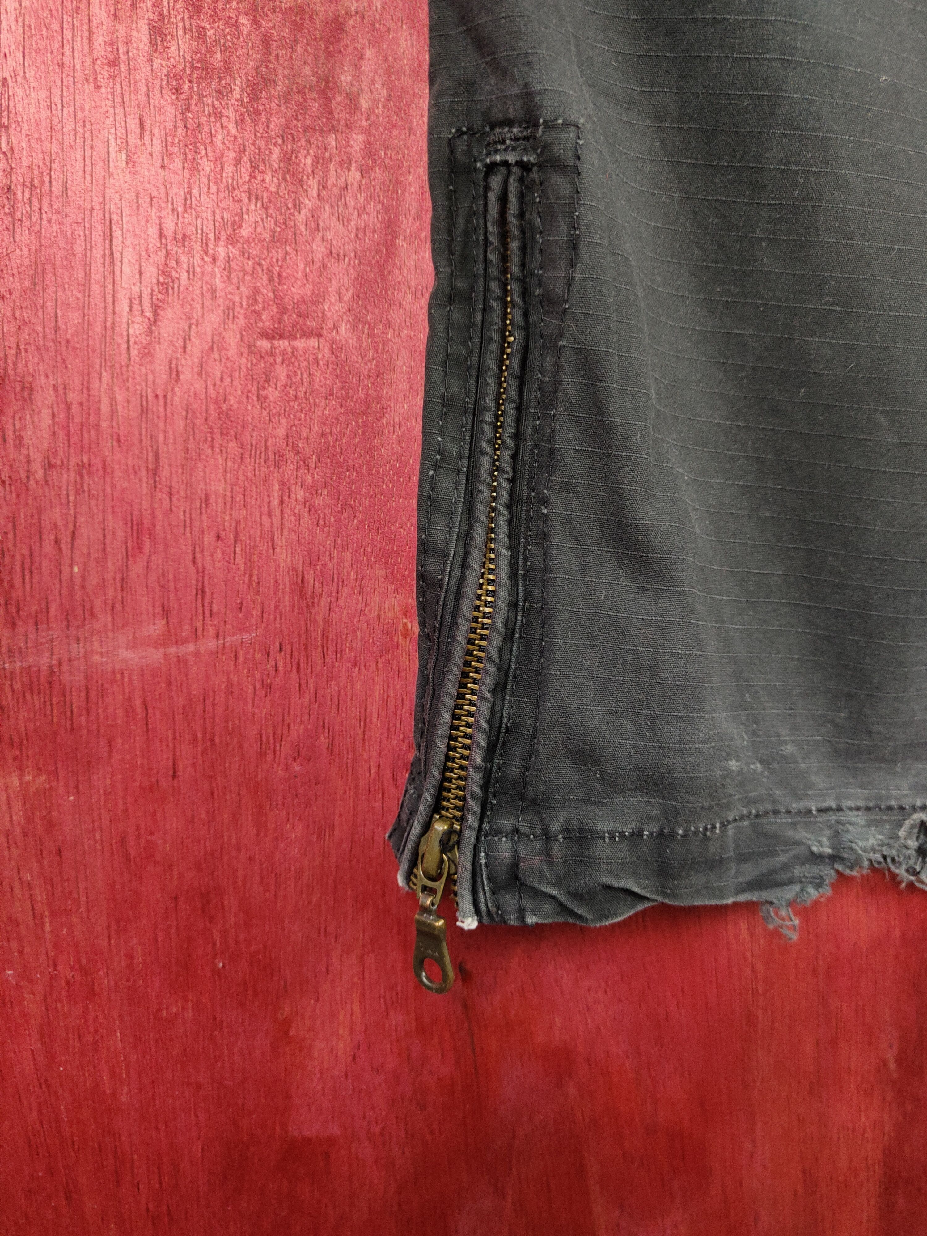 If Six Was Nine DL Peace-Corps Black Multi Pocket Tactical Cargo Pants #S603 Size US 31 - 12 Thumbnail
