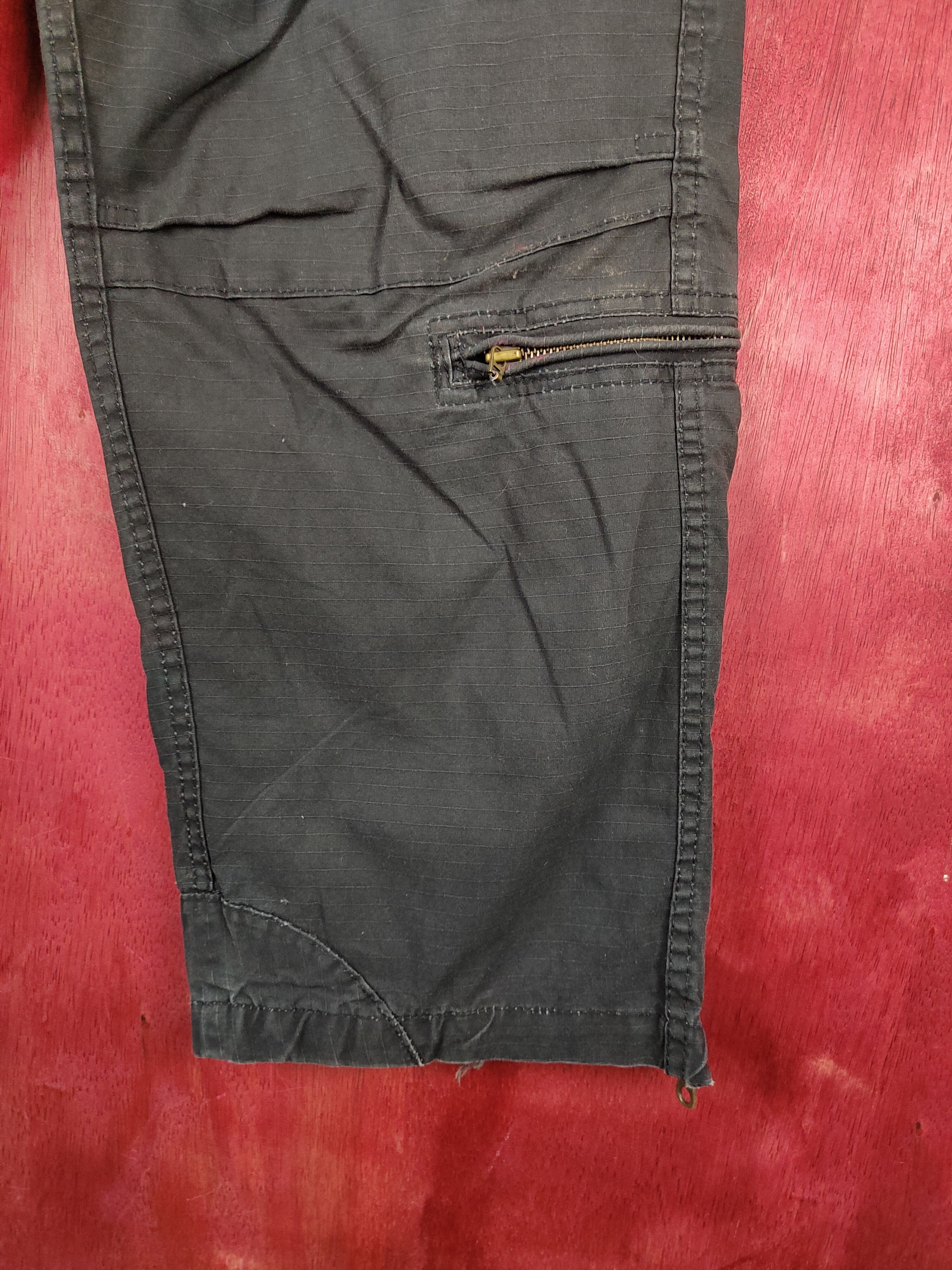 If Six Was Nine DL Peace-Corps Black Multi Pocket Tactical Cargo Pants #S603 Size US 31 - 7 Thumbnail