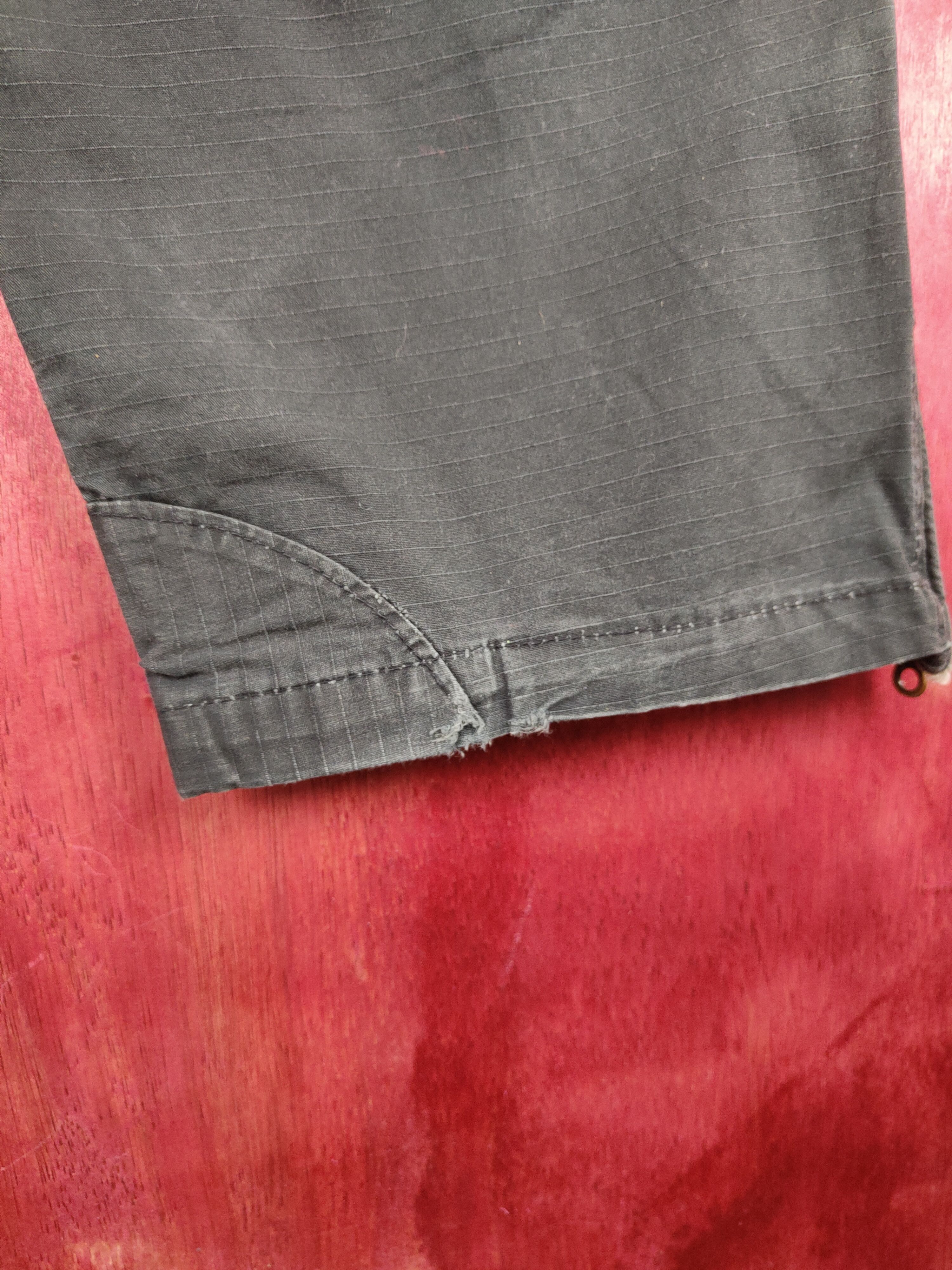 If Six Was Nine DL Peace-Corps Black Multi Pocket Tactical Cargo Pants #S603 Size US 31 - 15 Thumbnail