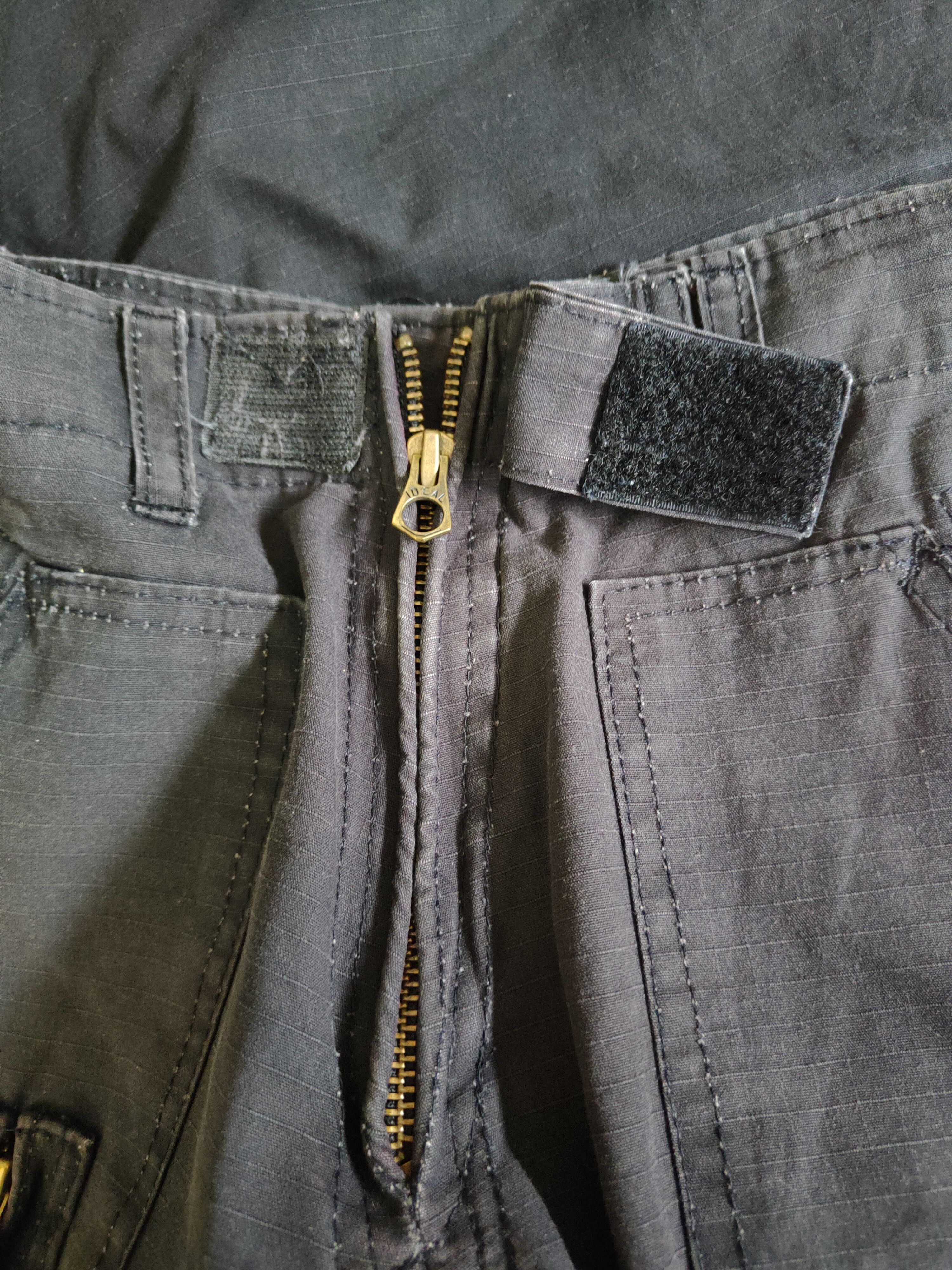 If Six Was Nine DL Peace-Corps Black Multi Pocket Tactical Cargo Pants #S603 Size US 31 - 17 Thumbnail