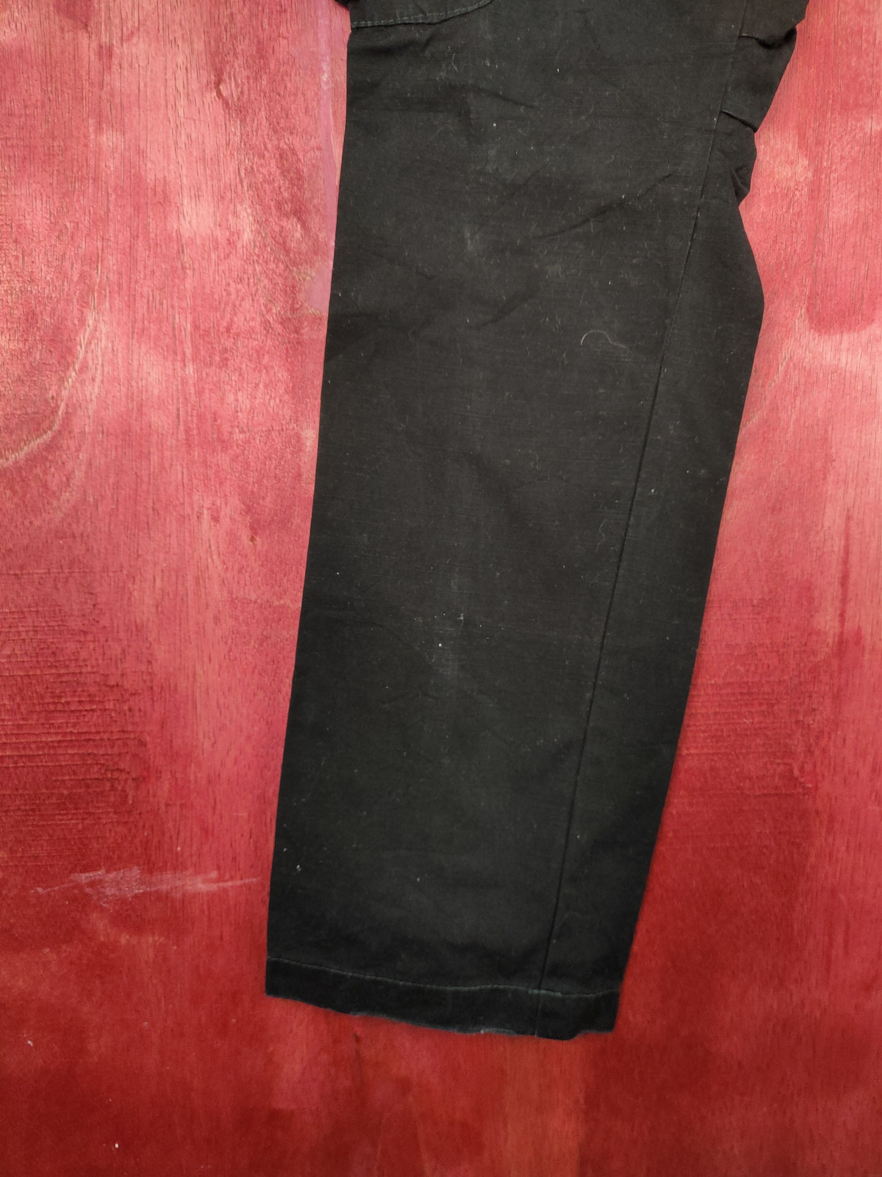 If Six Was Nine DL Tettsup Double waist Black Multi Pocket Cargo Pants #S605 Size US 28 / EU 44 - 12 Thumbnail