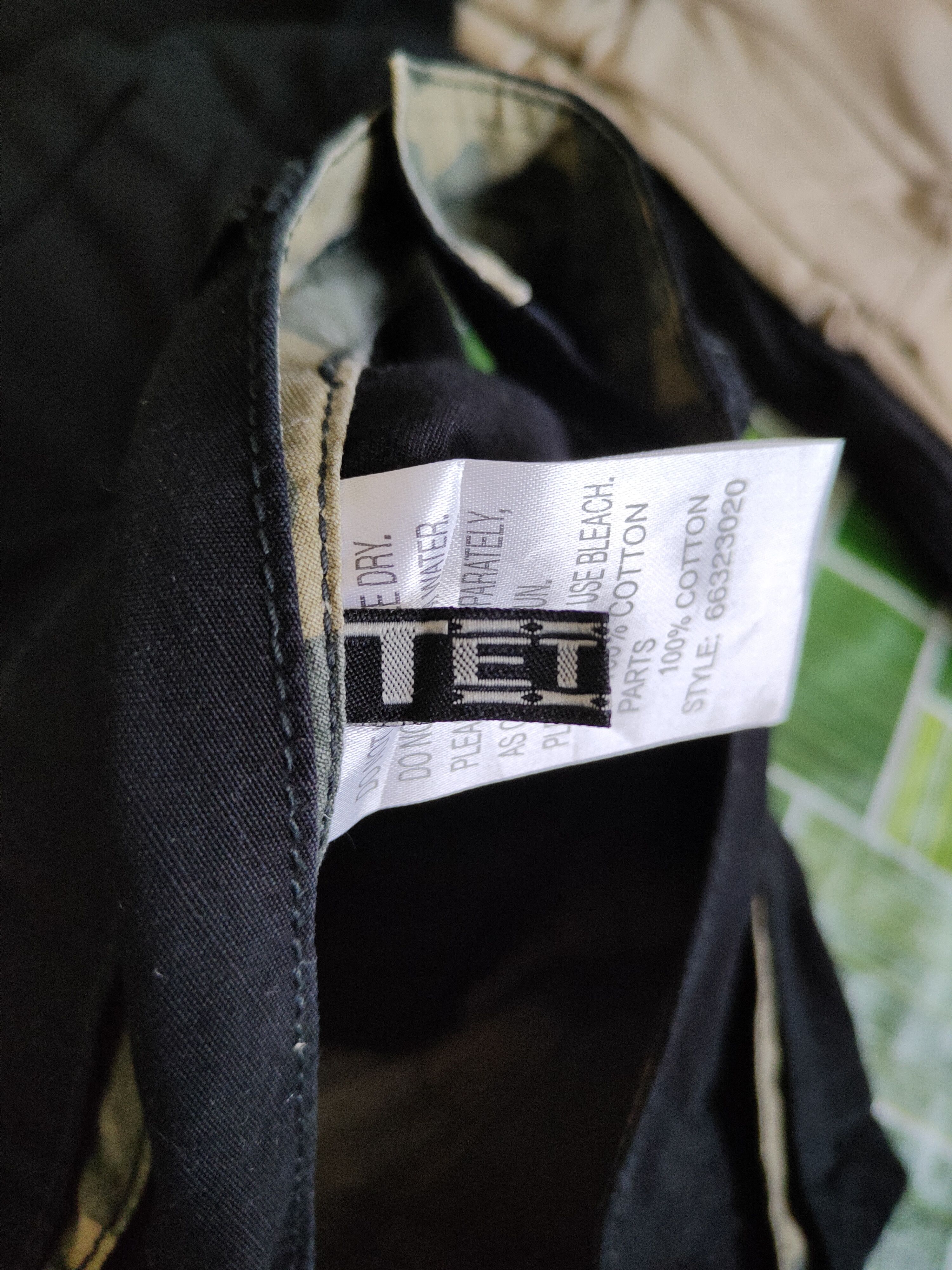 If Six Was Nine DL Tettsup Double waist Black Multi Pocket Cargo Pants #S605 Size US 28 / EU 44 - 19 Thumbnail