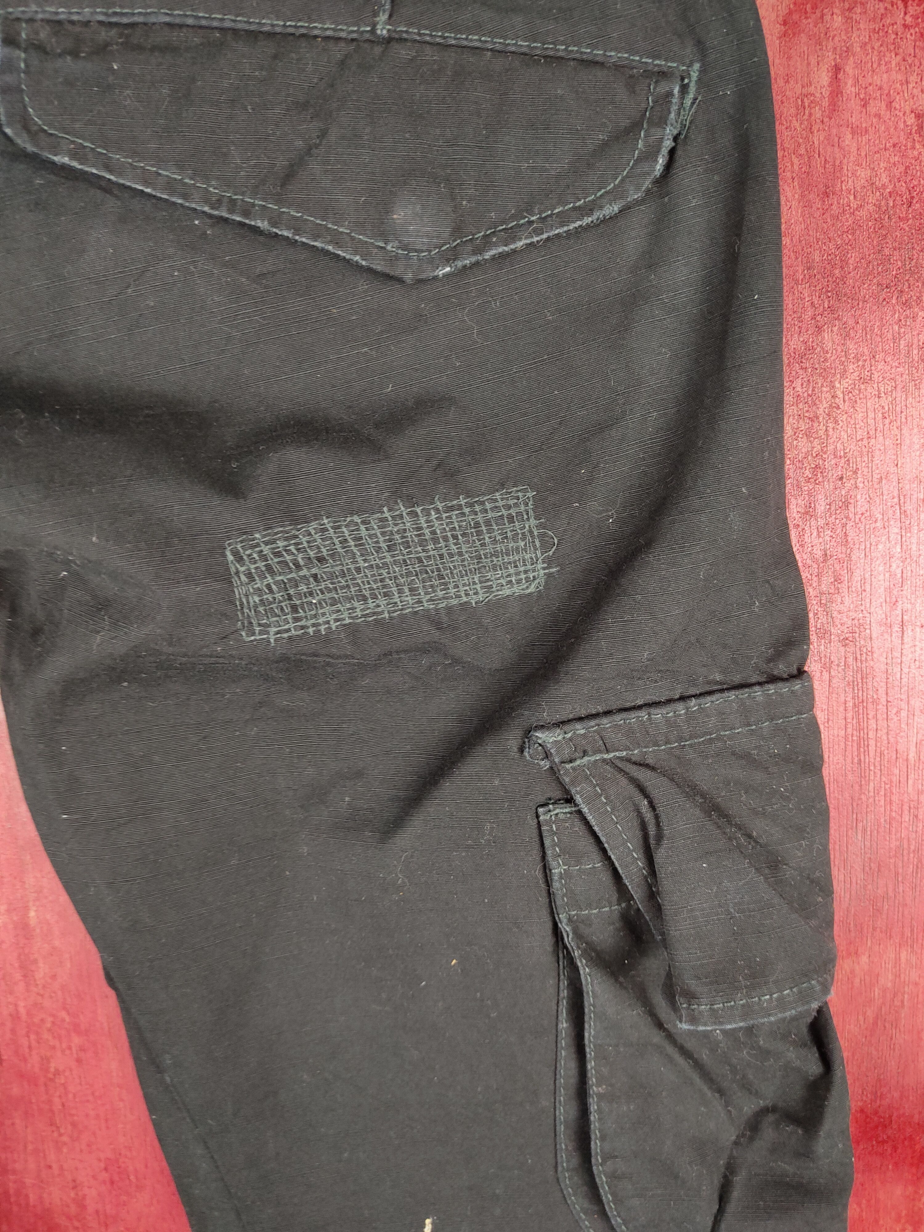 If Six Was Nine DL Tettsup Double waist Black Multi Pocket Cargo Pants #S605 Size US 28 / EU 44 - 15 Thumbnail