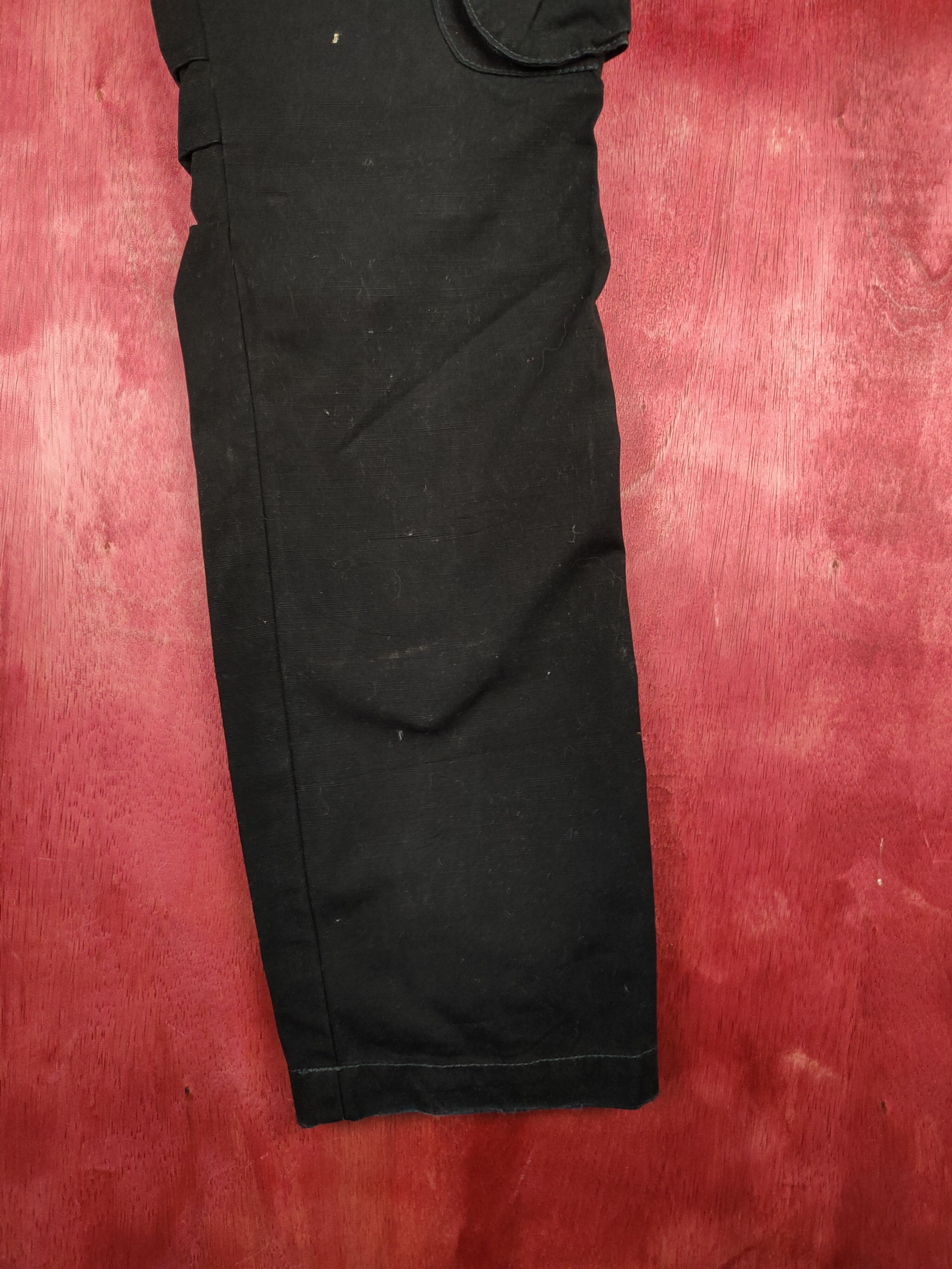 If Six Was Nine DL Tettsup Double waist Black Multi Pocket Cargo Pants #S605 Size US 28 / EU 44 - 14 Thumbnail