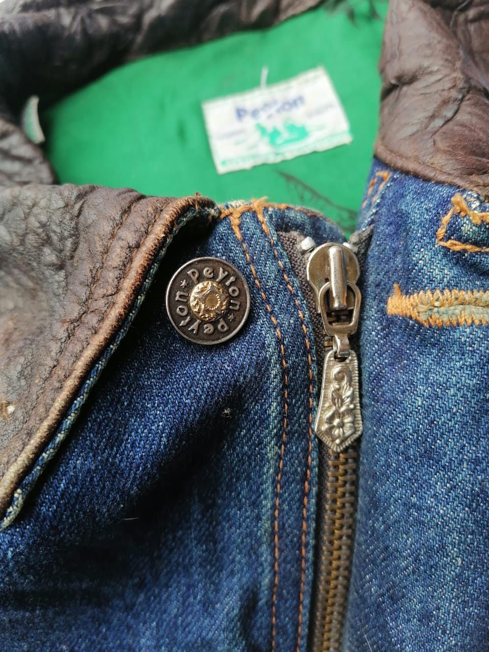 Vintage Vintage Peyton Denim Jacket Size US L / EU 52-54 / 3 - 6 Thumbnail