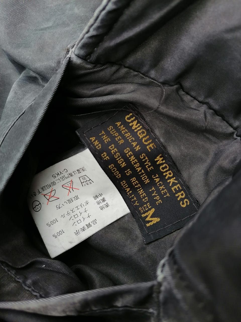 Vintage Unique Workers Bomber Jacket Size US M / EU 48-50 / 2 - 4 Thumbnail