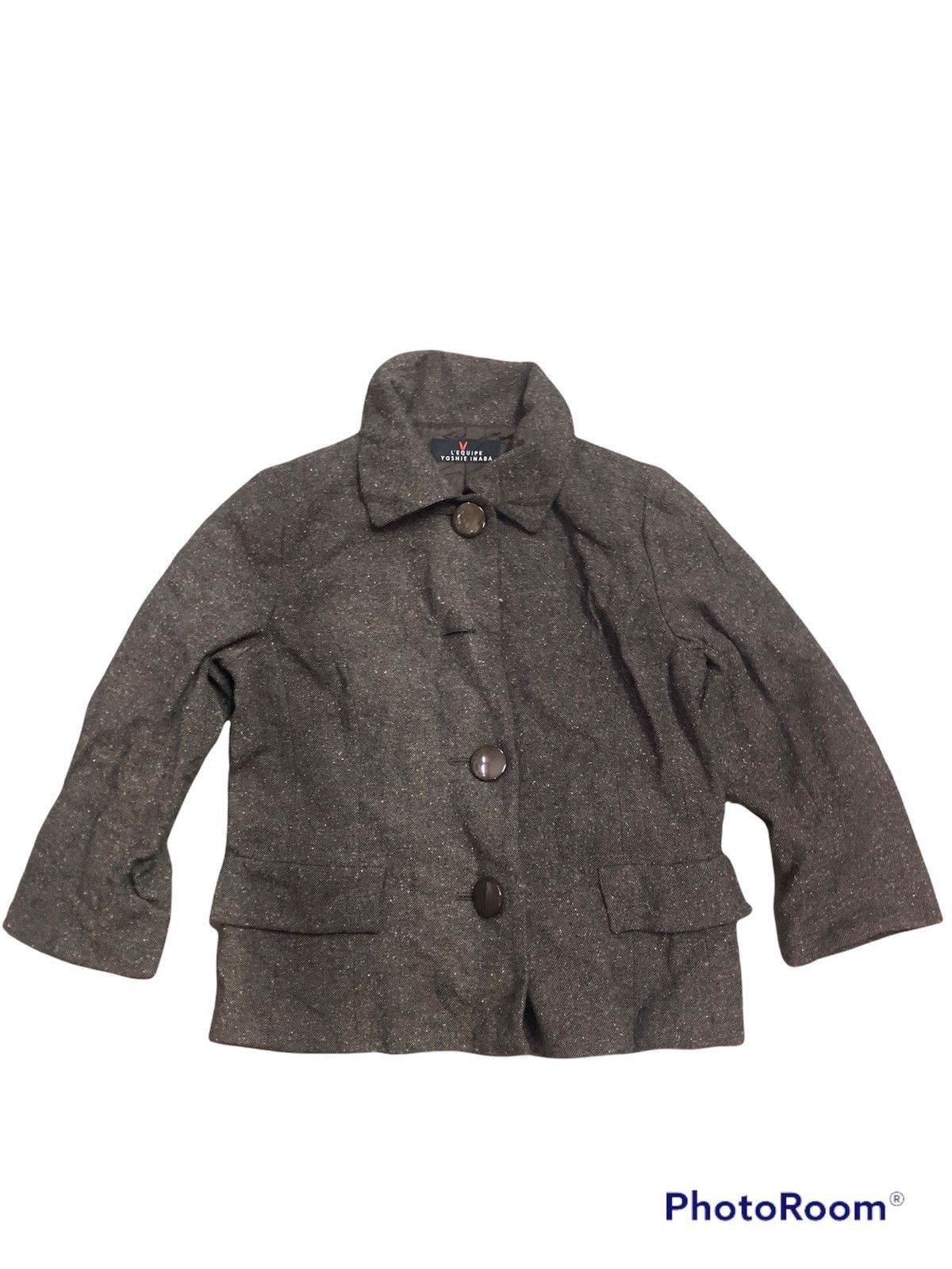 image of Yoshie Inaba L’Equipe Yoshi Inaba Women Jacket Blazer in Chocolate