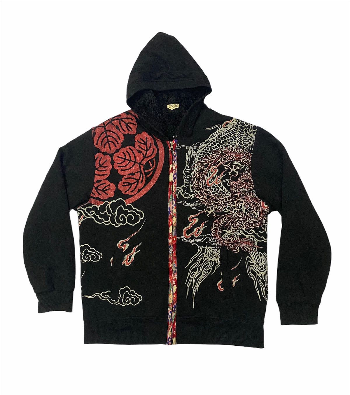 Japanese Brand Vintage Harajuku Sukajan Hoodie Jacket Size US L / EU 52-54 / 3 - 1 Thumbnail