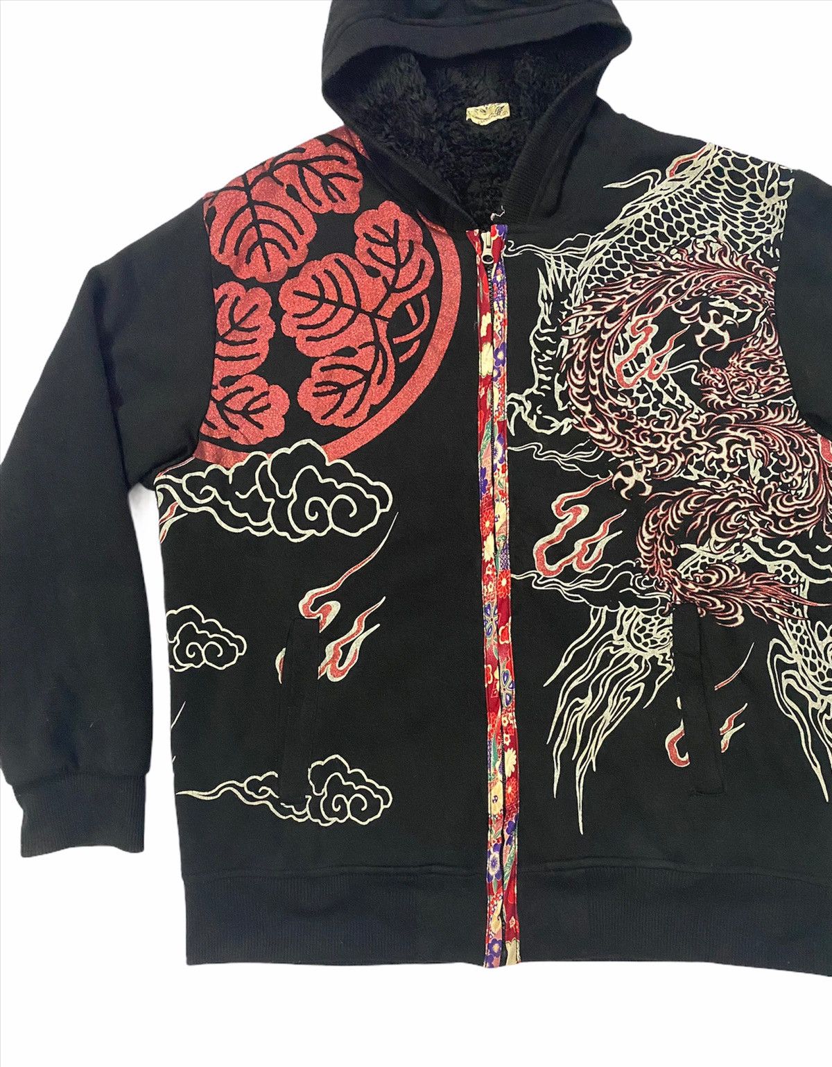 Japanese Brand Vintage Harajuku Sukajan Hoodie Jacket Size US L / EU 52-54 / 3 - 5 Thumbnail