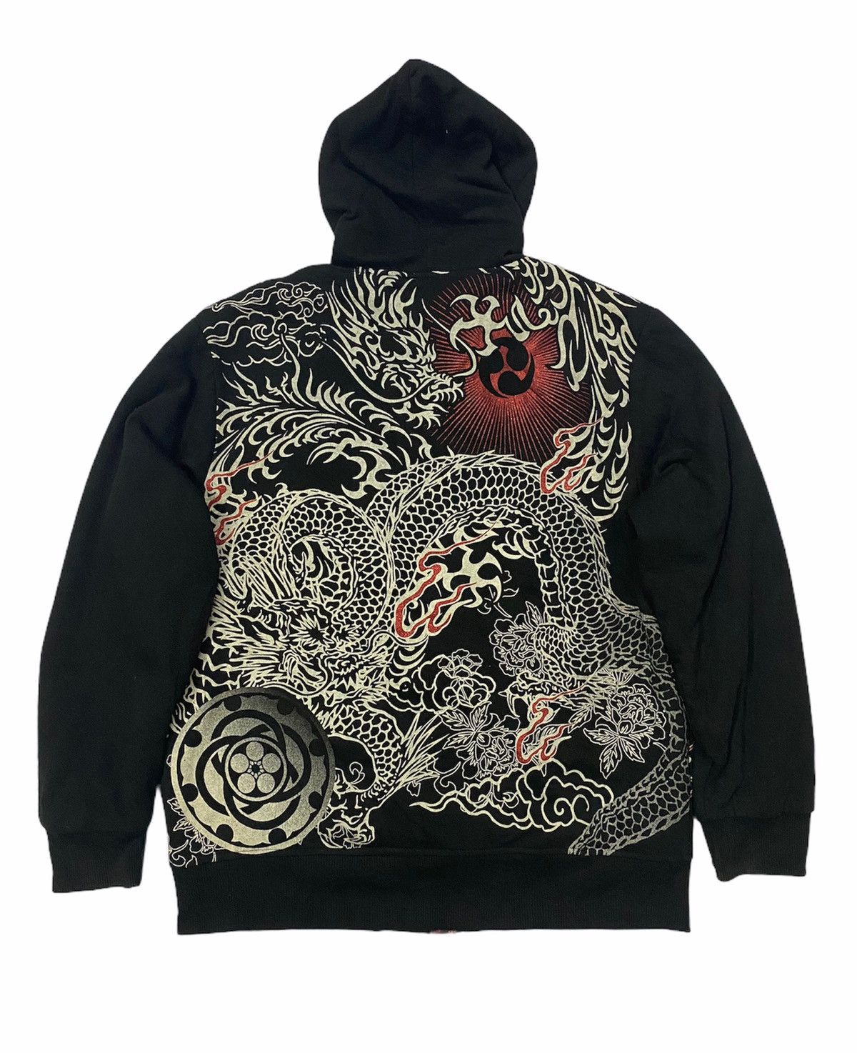 Japanese Brand Vintage Harajuku Sukajan Hoodie Jacket Size US L / EU 52-54 / 3 - 3 Thumbnail