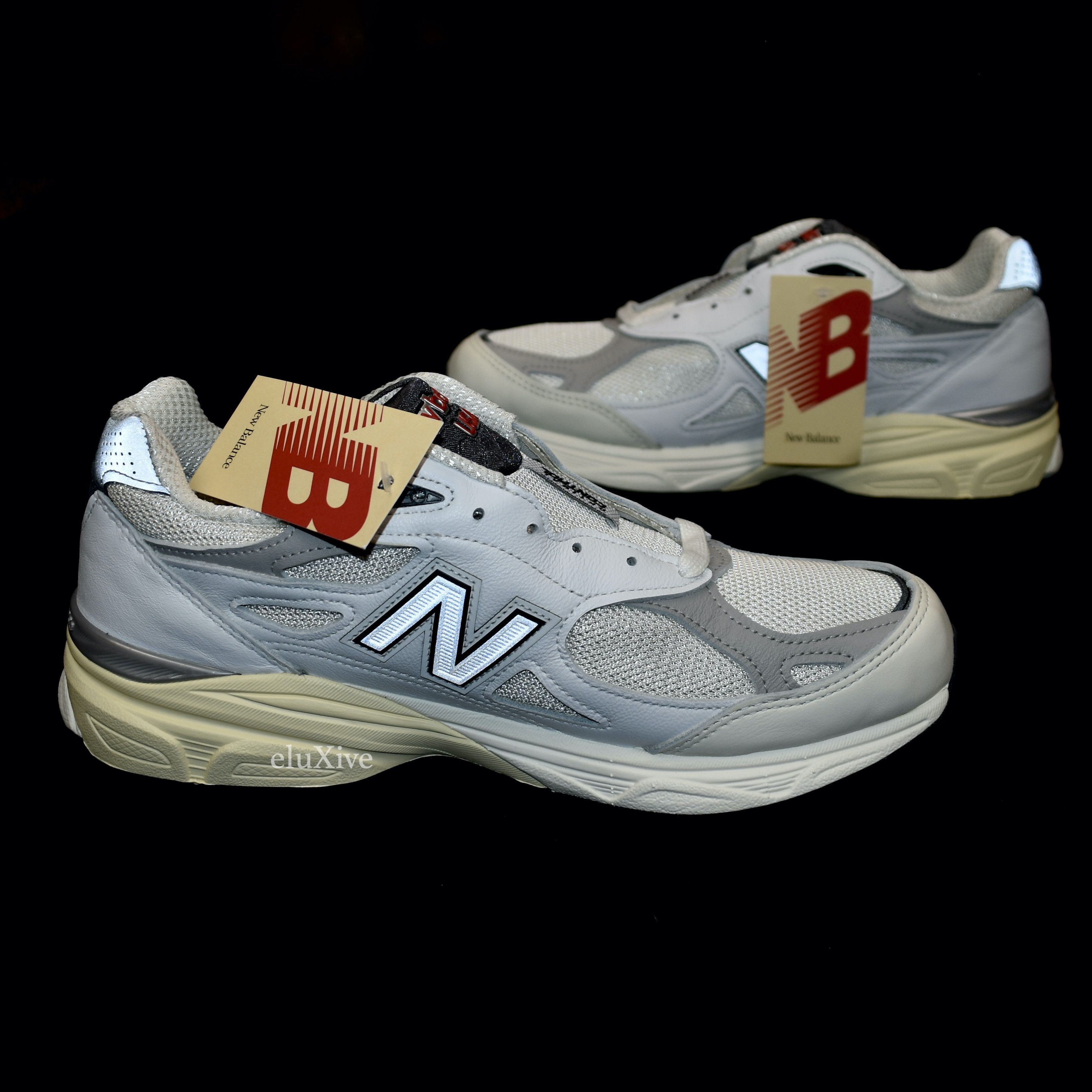 Pre-owned New Balance Nb Teddy Santis 990 Tg3 Made In White