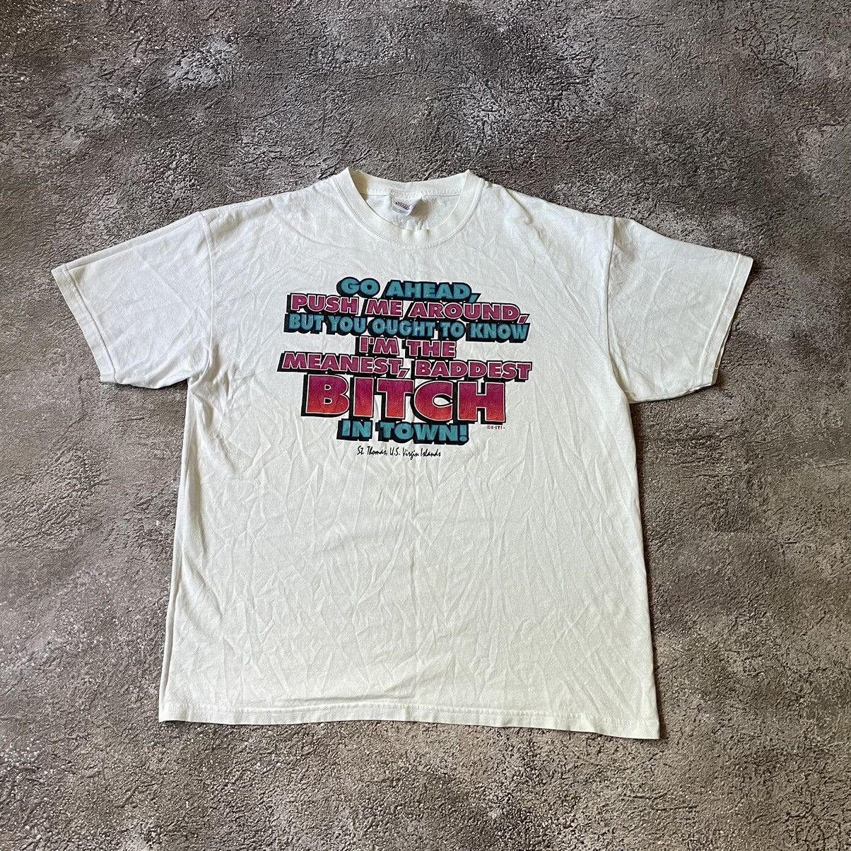 Vintage Vintage Y2K Sun Faded Graphic Tee Humor Streetwear Boxy XL Size US XL / EU 56 / 4 - 3 Thumbnail