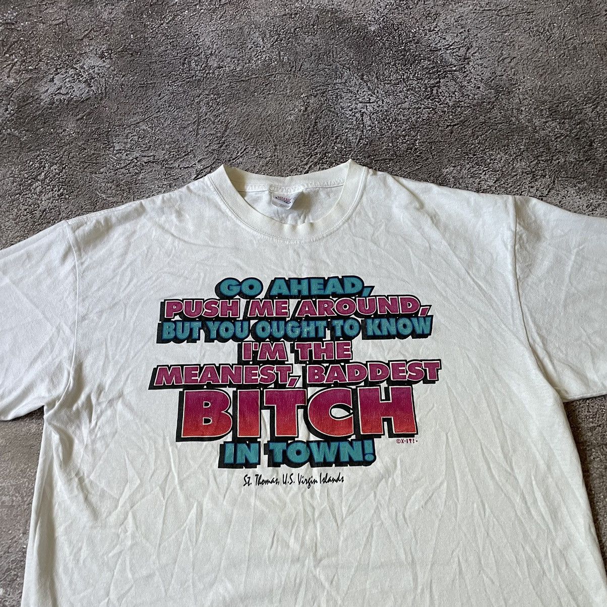 Vintage Vintage Y2K Sun Faded Graphic Tee Humor Streetwear Boxy XL Size US XL / EU 56 / 4 - 5 Thumbnail