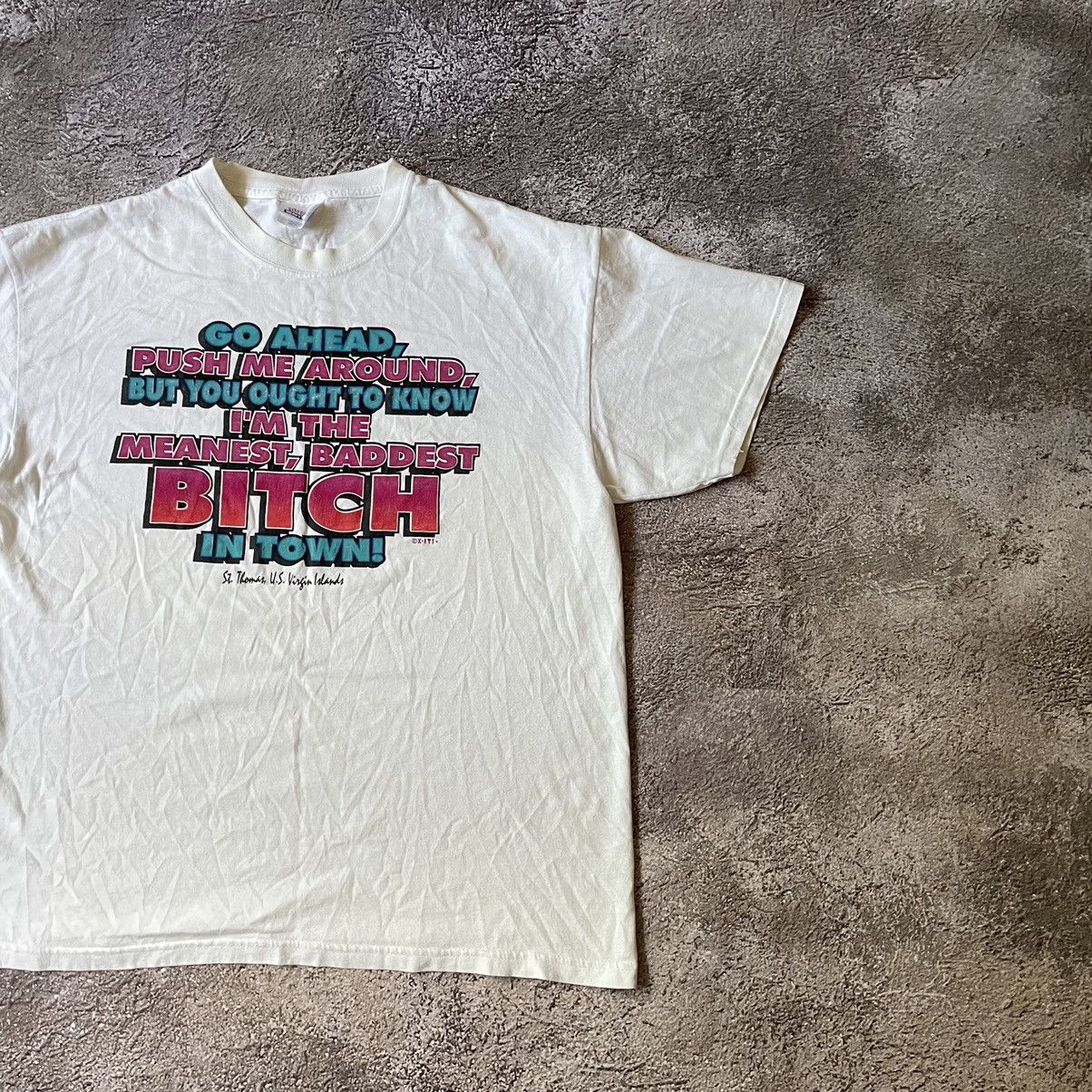 Vintage Vintage Y2K Sun Faded Graphic Tee Humor Streetwear Boxy XL Size US XL / EU 56 / 4 - 2 Thumbnail