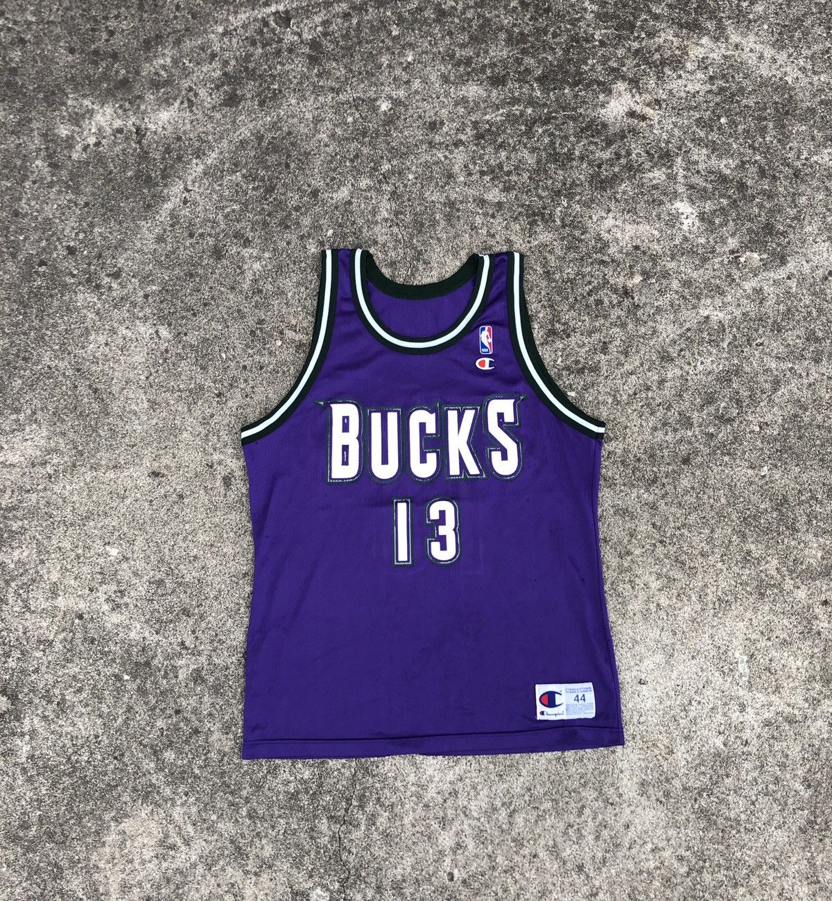 Vintage Milwaukee high quality Bucks Champion Jersey L