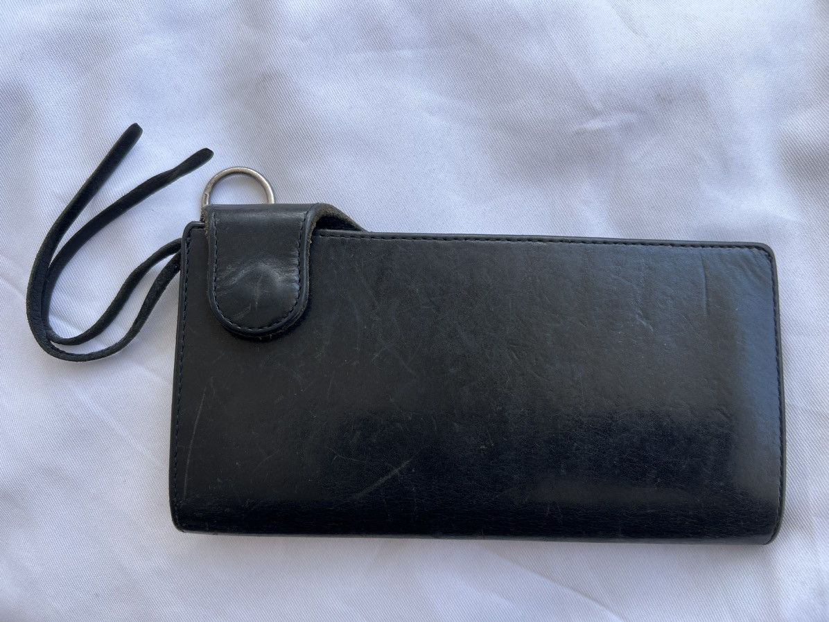 Vintage Porter Tokyo Made Japan Black Leather Biker Wallet