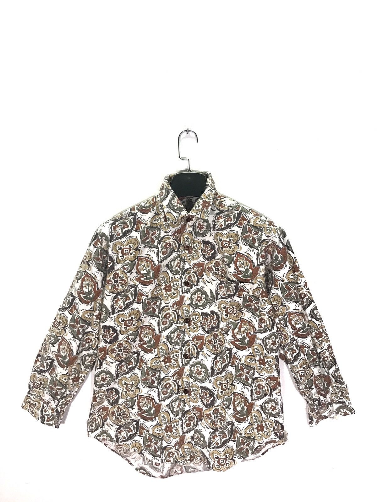 Japanese Brand Vintage Japanese Brand Ten Dollar Floral Shirt Made In Japan Size US M / EU 48-50 / 2 - 1 Thumbnail