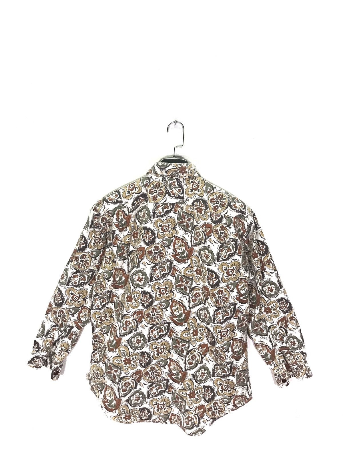 Japanese Brand Vintage Japanese Brand Ten Dollar Floral Shirt Made In Japan Size US M / EU 48-50 / 2 - 2 Thumbnail
