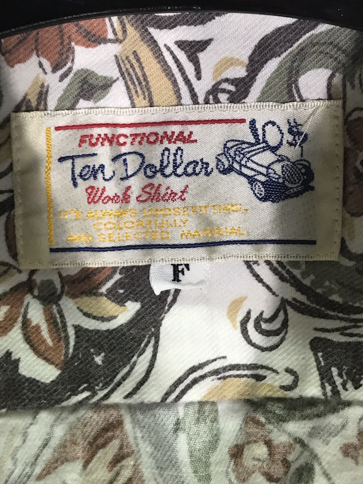 Japanese Brand Vintage Japanese Brand Ten Dollar Floral Shirt Made In Japan Size US M / EU 48-50 / 2 - 3 Thumbnail