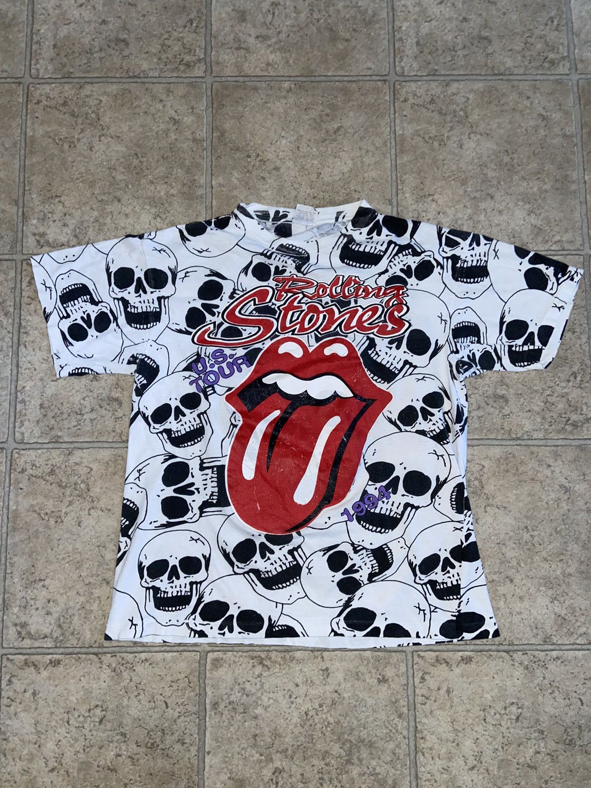 Tie Dye Rolling Stones Voodoo Lounge Tour 1994 T-Shirt main image 1