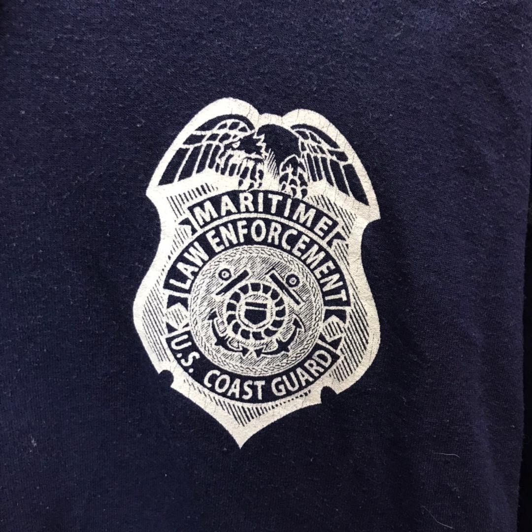 Champion × Vintage Distressed Champion X Maritime Law Enforcement hoodie Size US L / EU 52-54 / 3 - 3 Thumbnail