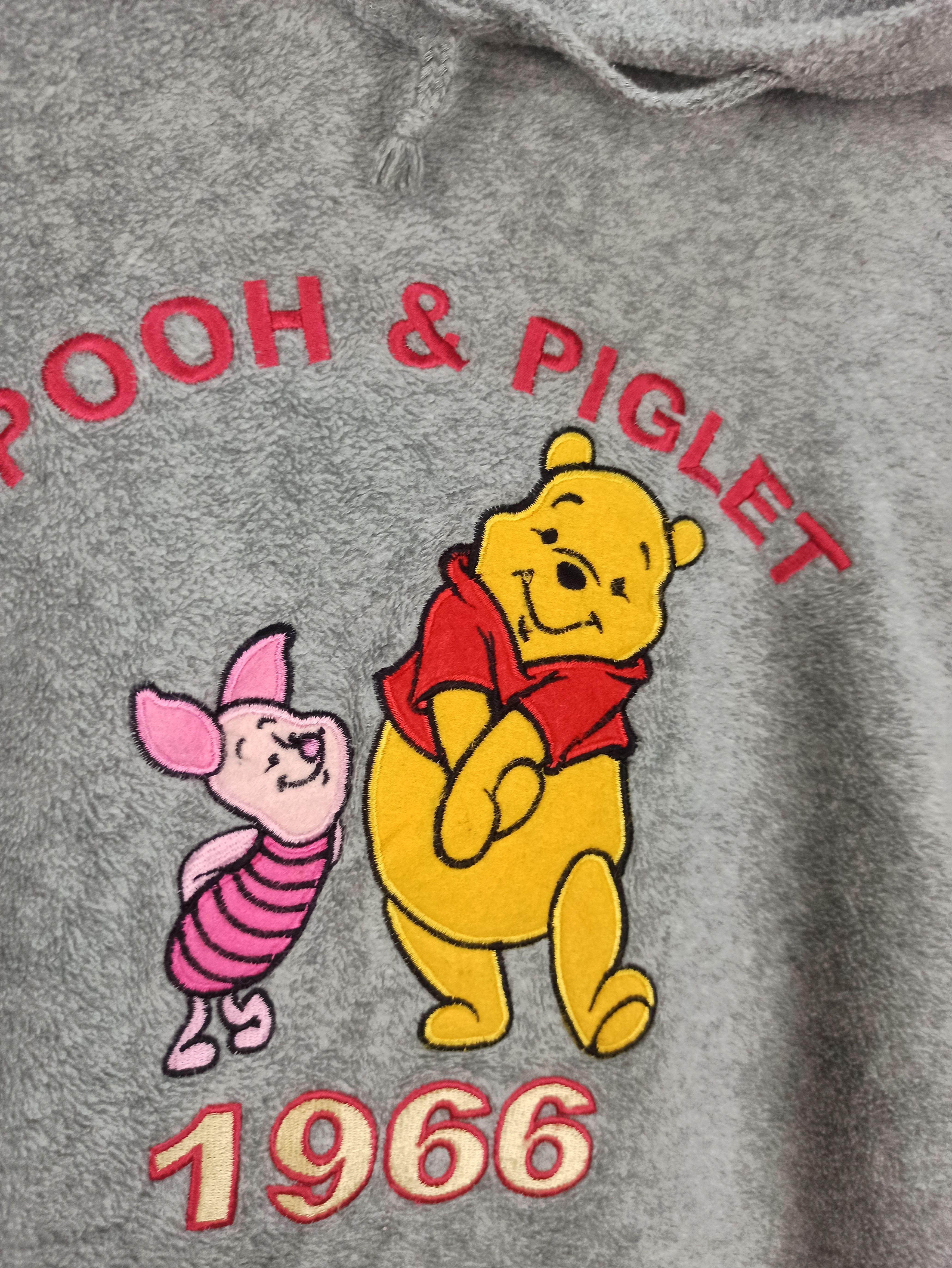 Disney Disney Pooh & Piglet Fleece Hoodie embroidered Logo Size US M / EU 48-50 / 2 - 3 Thumbnail