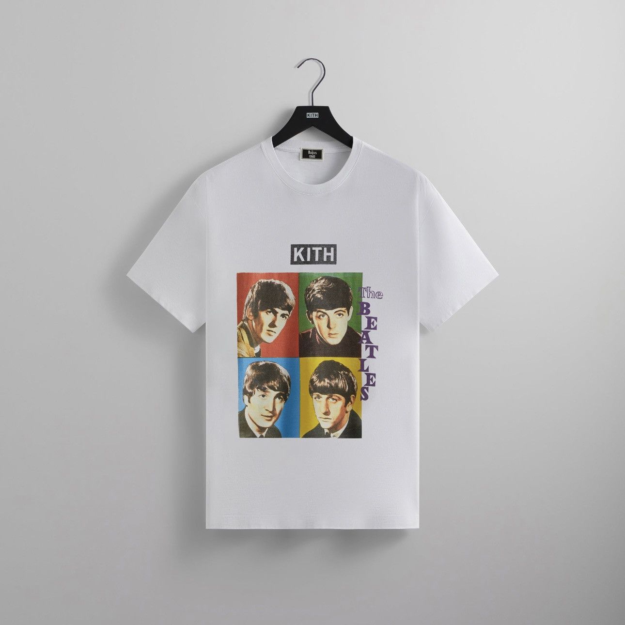 image of Band Tees x Kith The Beatles 1962 Vintage Tee in White, Men's (Size XL)