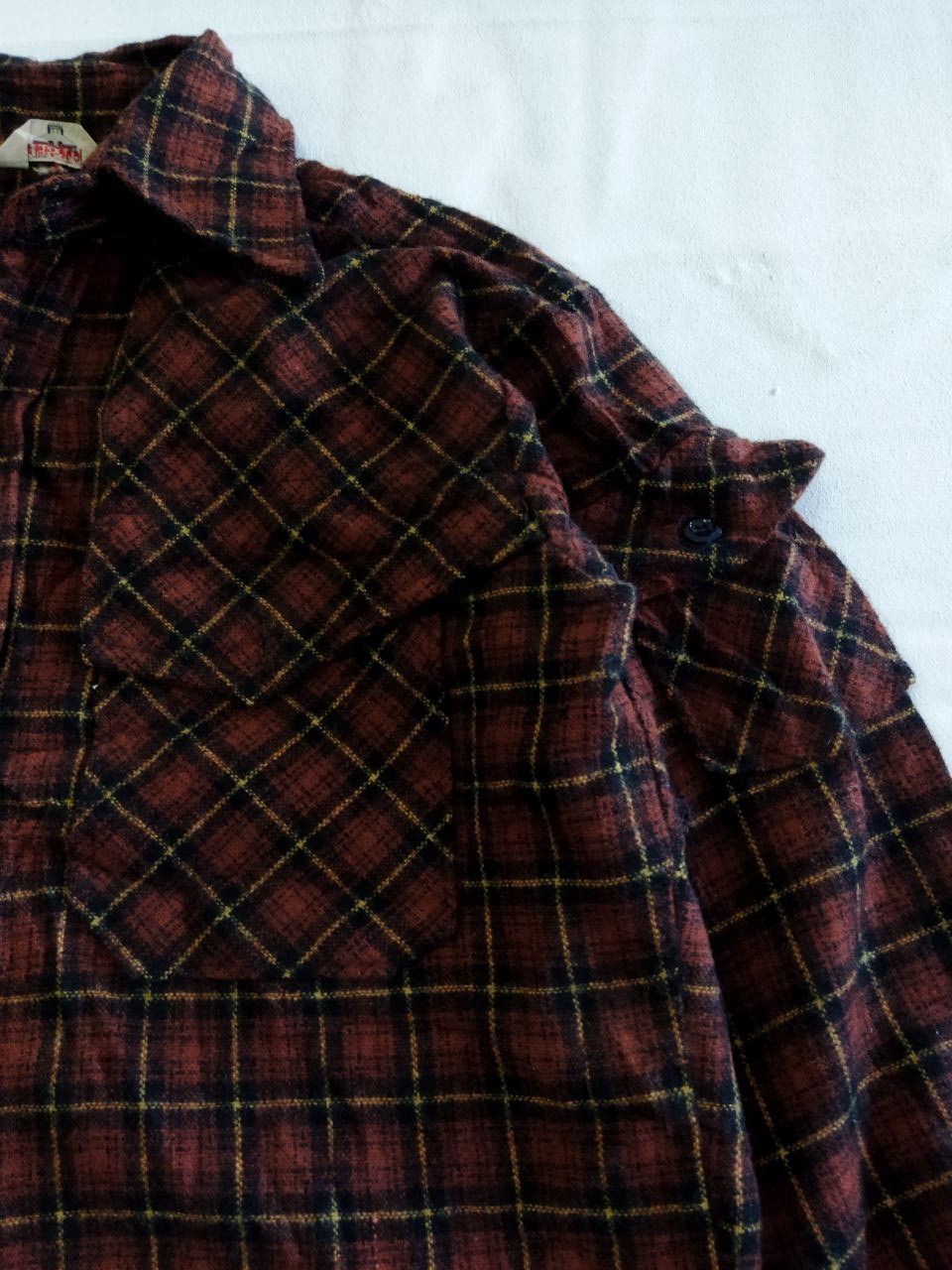 Japanese Brand Vintage Houston Japan Wool Shirt Size US M / EU 48-50 / 2 - 4 Thumbnail