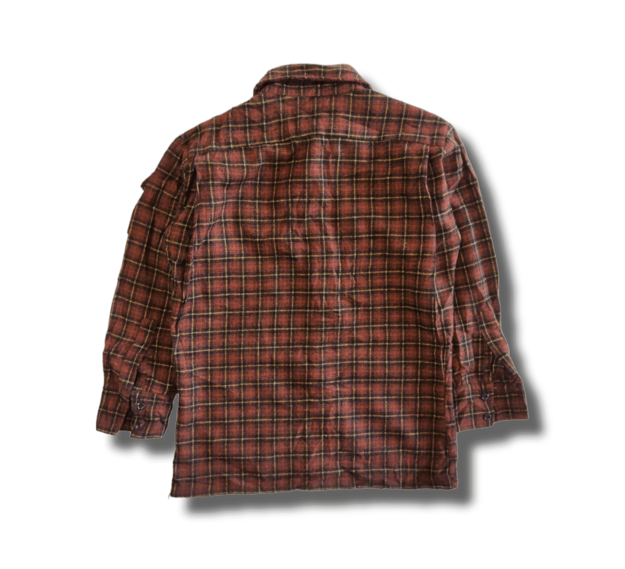 Japanese Brand Vintage Houston Japan Wool Shirt Size US M / EU 48-50 / 2 - 2 Thumbnail