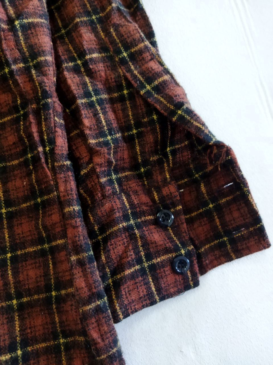 Japanese Brand Vintage Houston Japan Wool Shirt Size US M / EU 48-50 / 2 - 5 Thumbnail