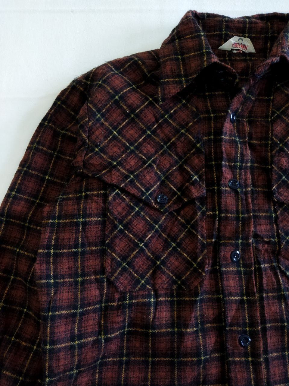 Japanese Brand Vintage Houston Japan Wool Shirt Size US M / EU 48-50 / 2 - 3 Thumbnail