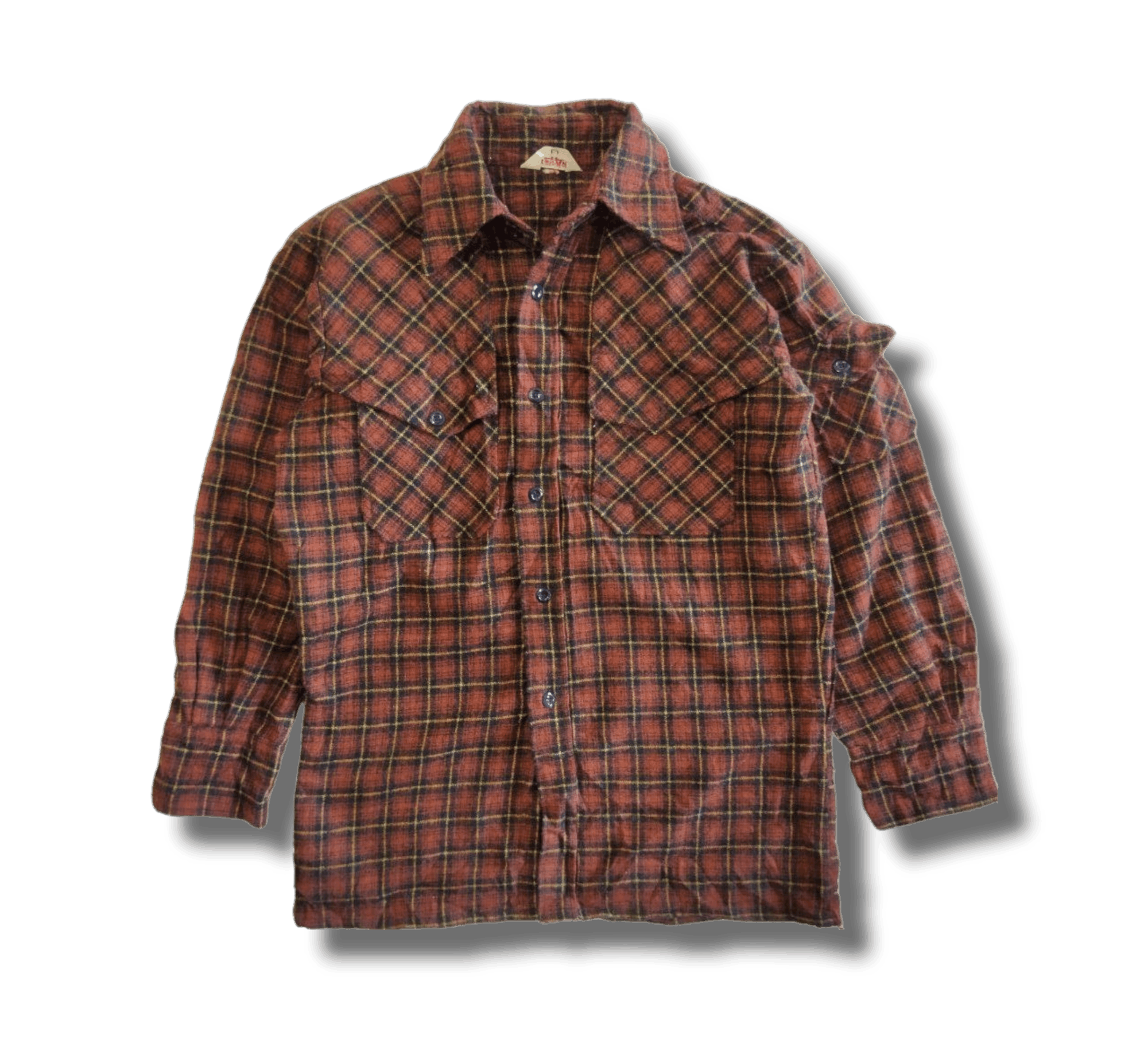 Japanese Brand Vintage Houston Japan Wool Shirt Size US M / EU 48-50 / 2 - 1 Thumbnail