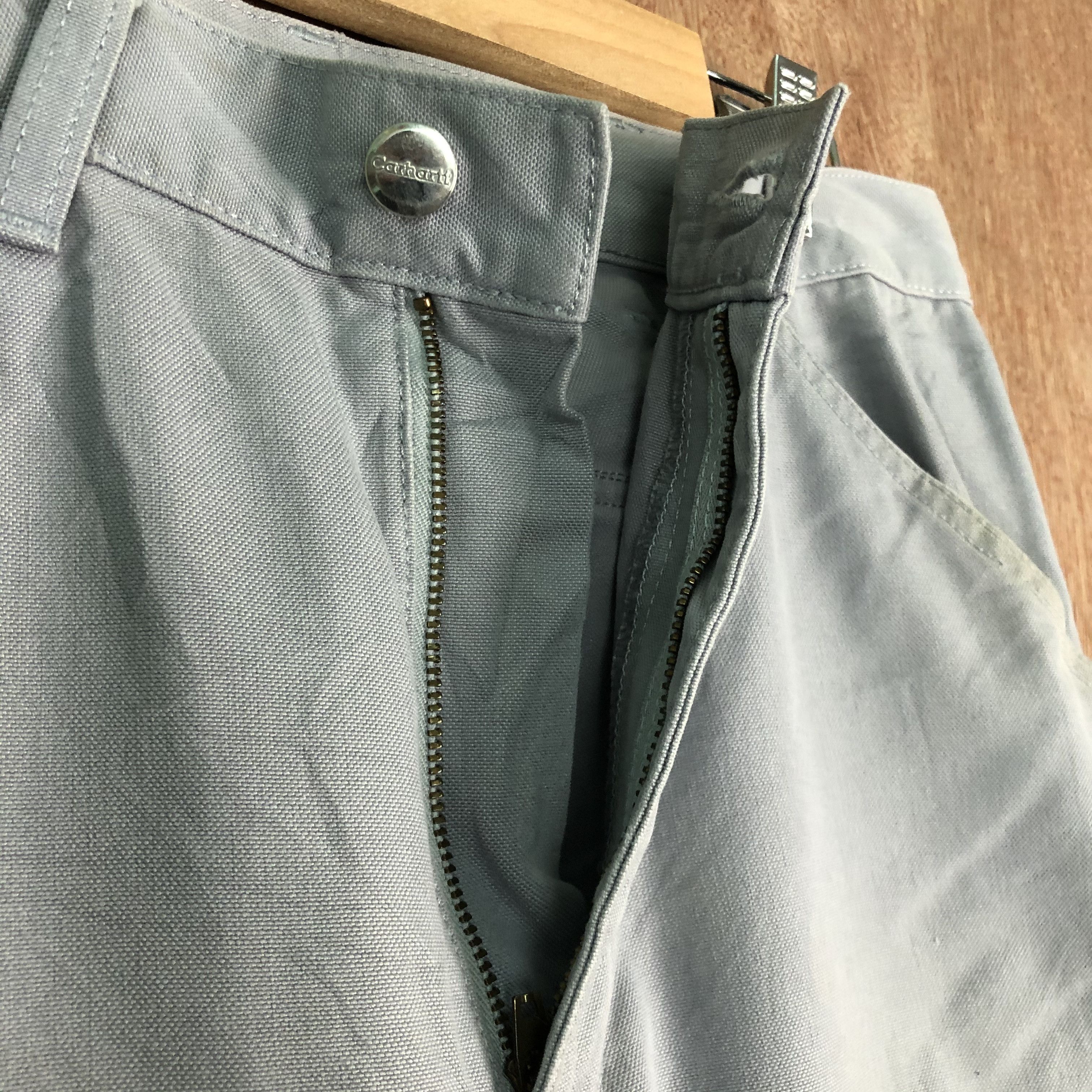 Carhartt DLL CarHart Grey Multipocket workers Cargo Pants #C109 Size US 31 - 7 Thumbnail