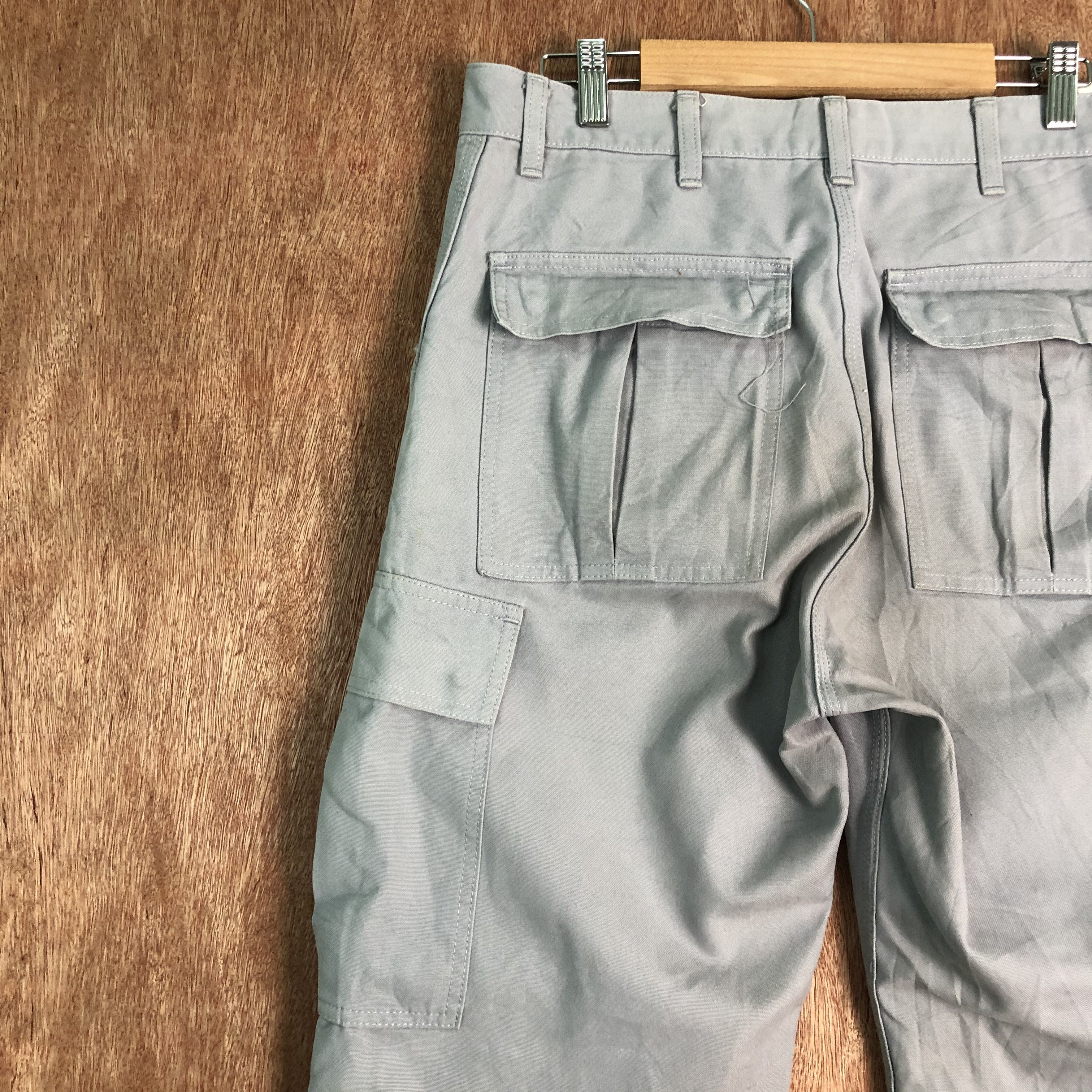 Carhartt DLL CarHart Grey Multipocket workers Cargo Pants #C109 Size US 31 - 12 Thumbnail