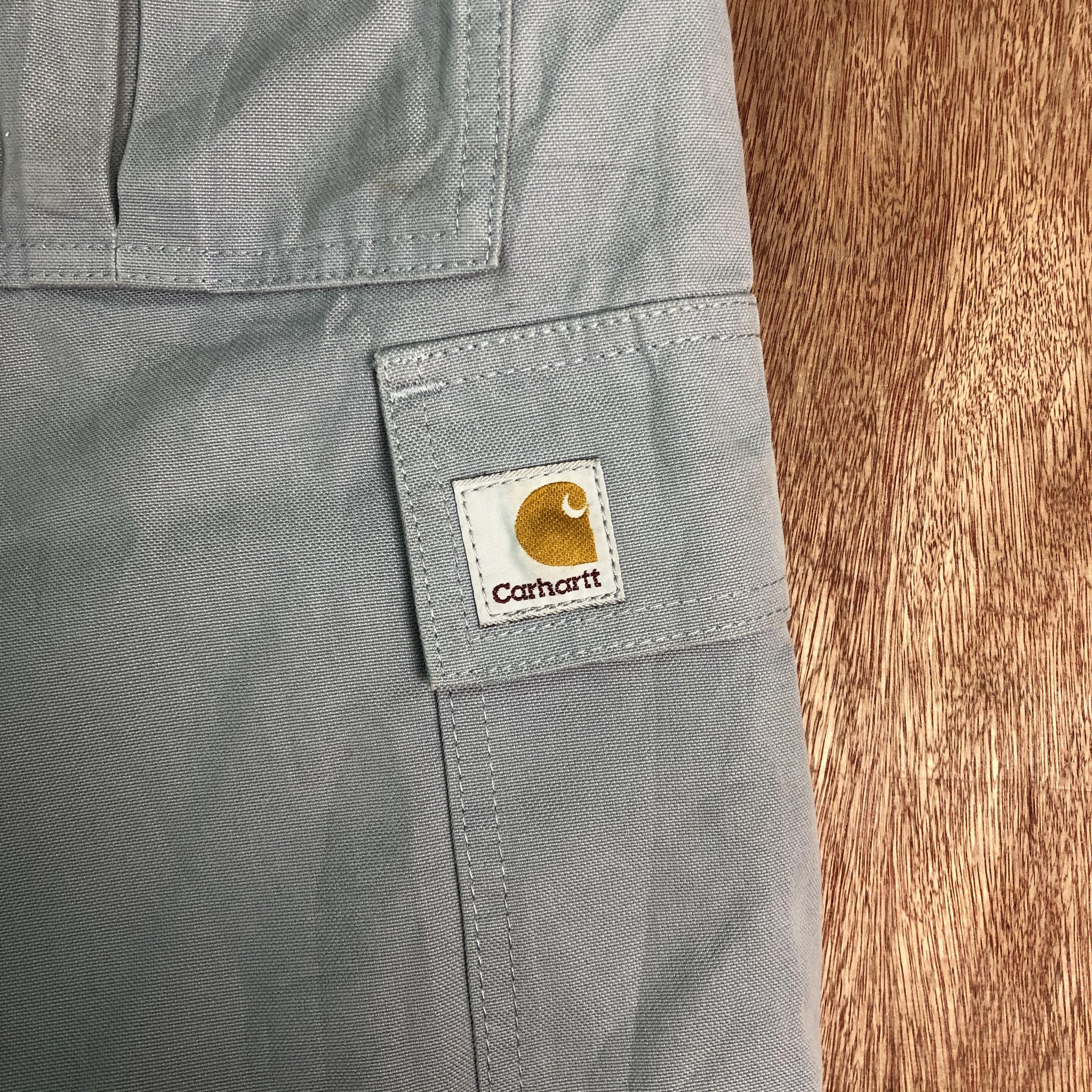 Carhartt DLL CarHart Grey Multipocket workers Cargo Pants #C109 Size US 31 - 13 Thumbnail