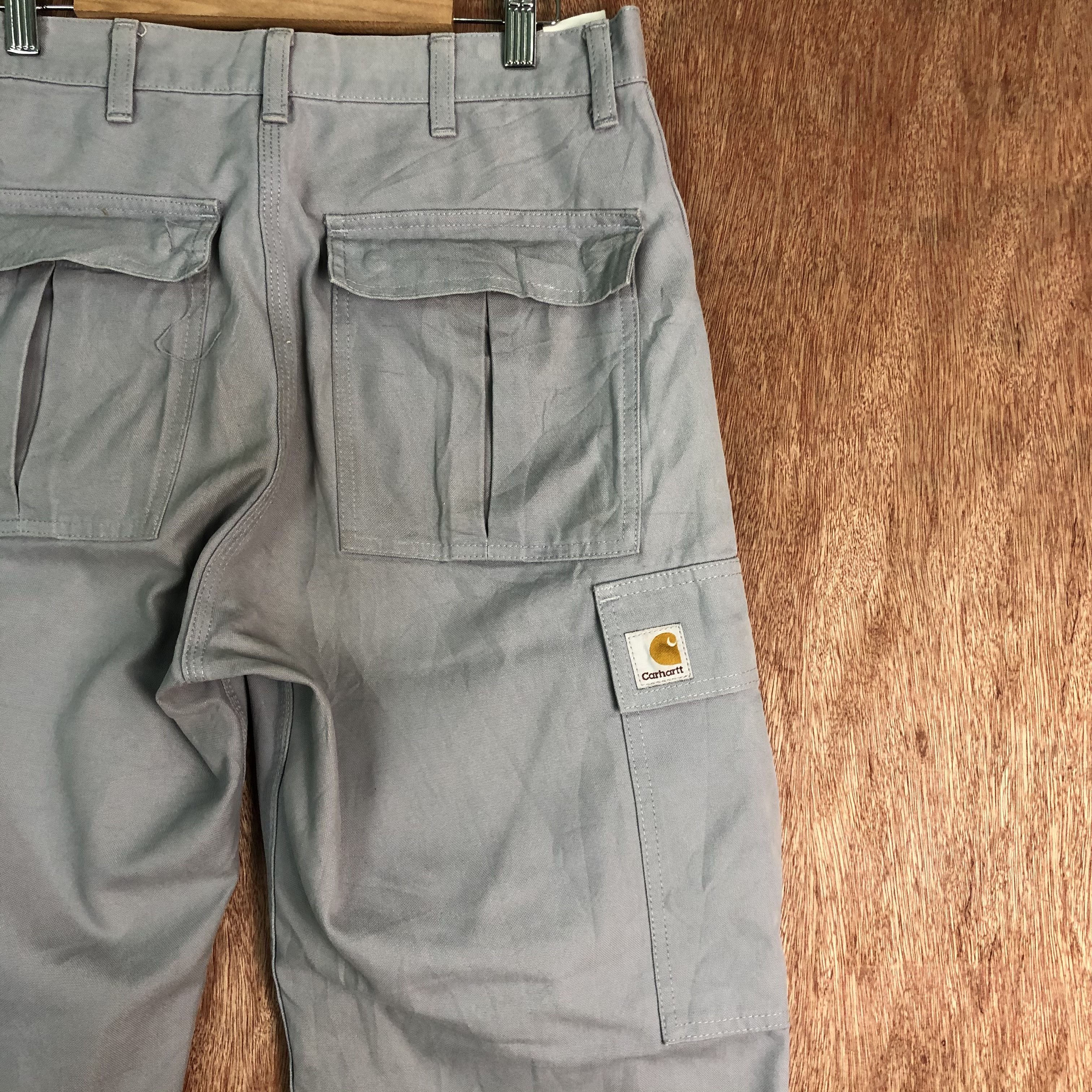 Carhartt DLL CarHart Grey Multipocket workers Cargo Pants #C109 Size US 31 - 11 Thumbnail