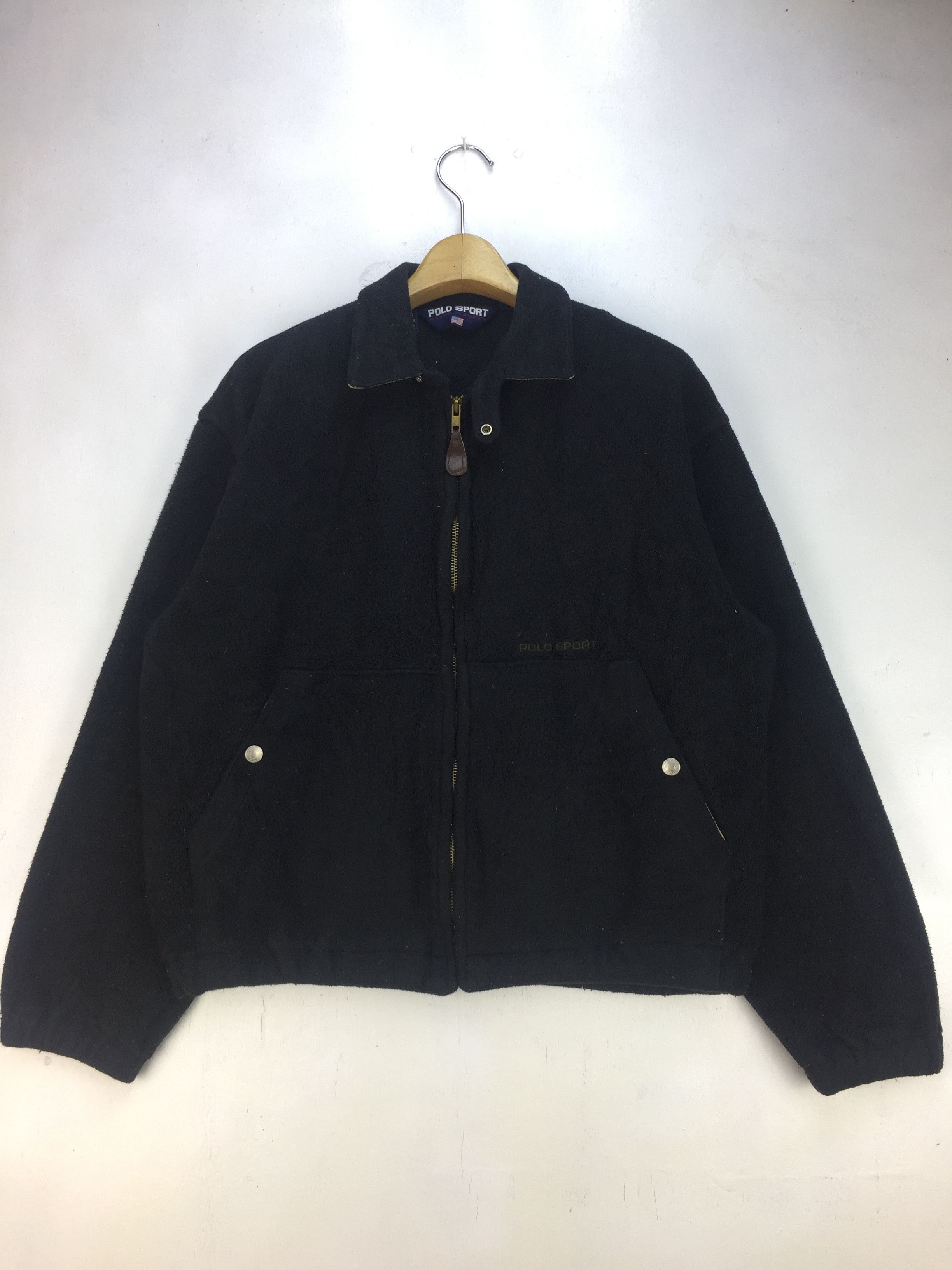 Polo Ralph Lauren VINTAGE POLO SPORT OVERSIZE FLEECE JACKET Size US M / EU 48-50 / 2 - 1 Thumbnail