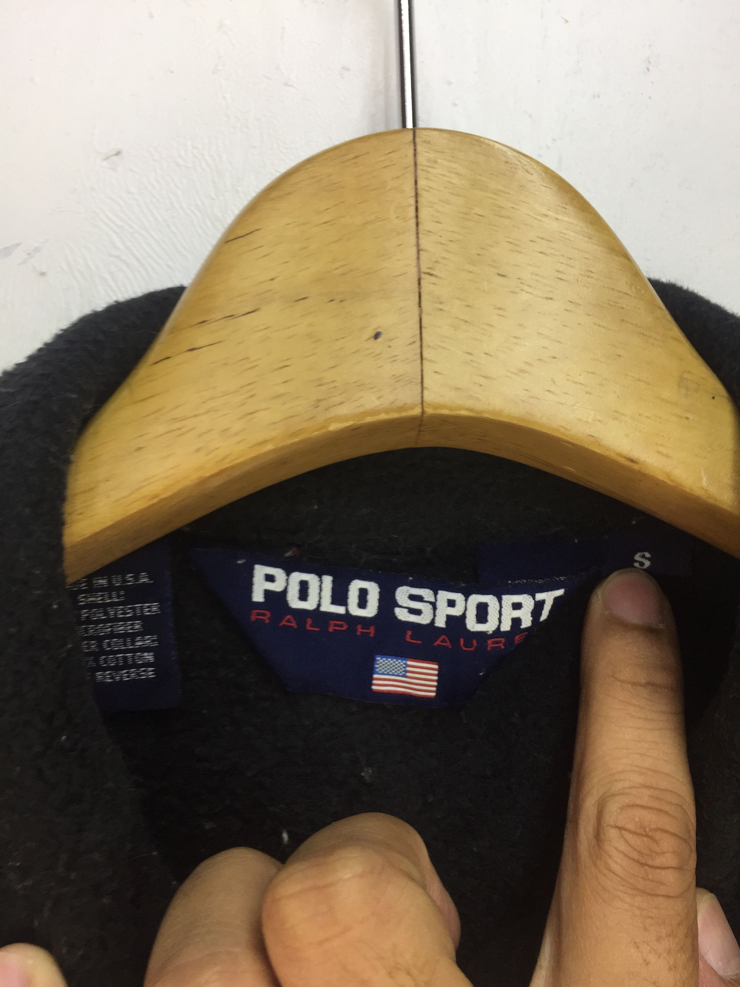 Polo Ralph Lauren VINTAGE POLO SPORT OVERSIZE FLEECE JACKET Size US M / EU 48-50 / 2 - 6 Thumbnail