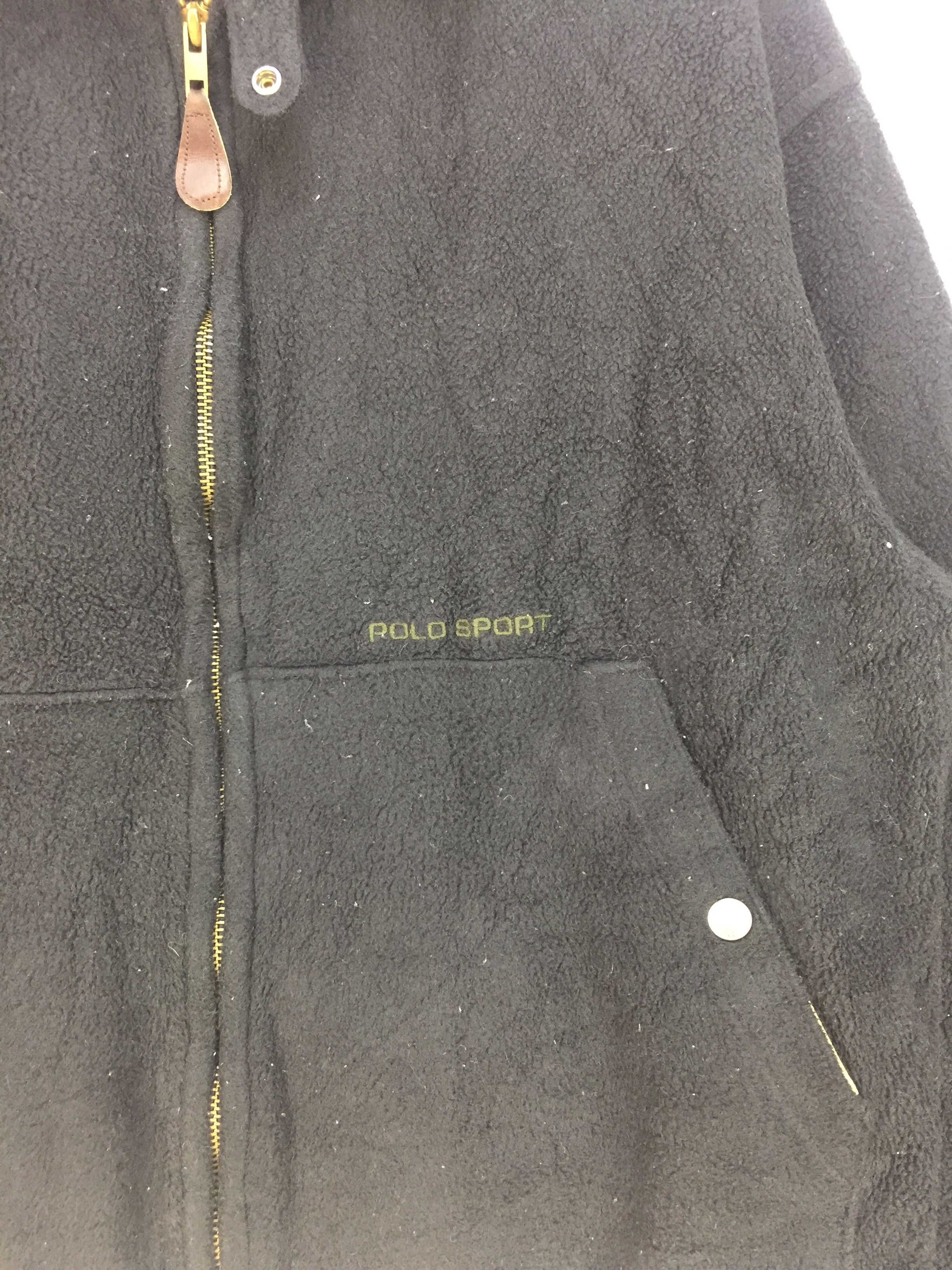 Polo Ralph Lauren VINTAGE POLO SPORT OVERSIZE FLEECE JACKET Size US M / EU 48-50 / 2 - 4 Thumbnail