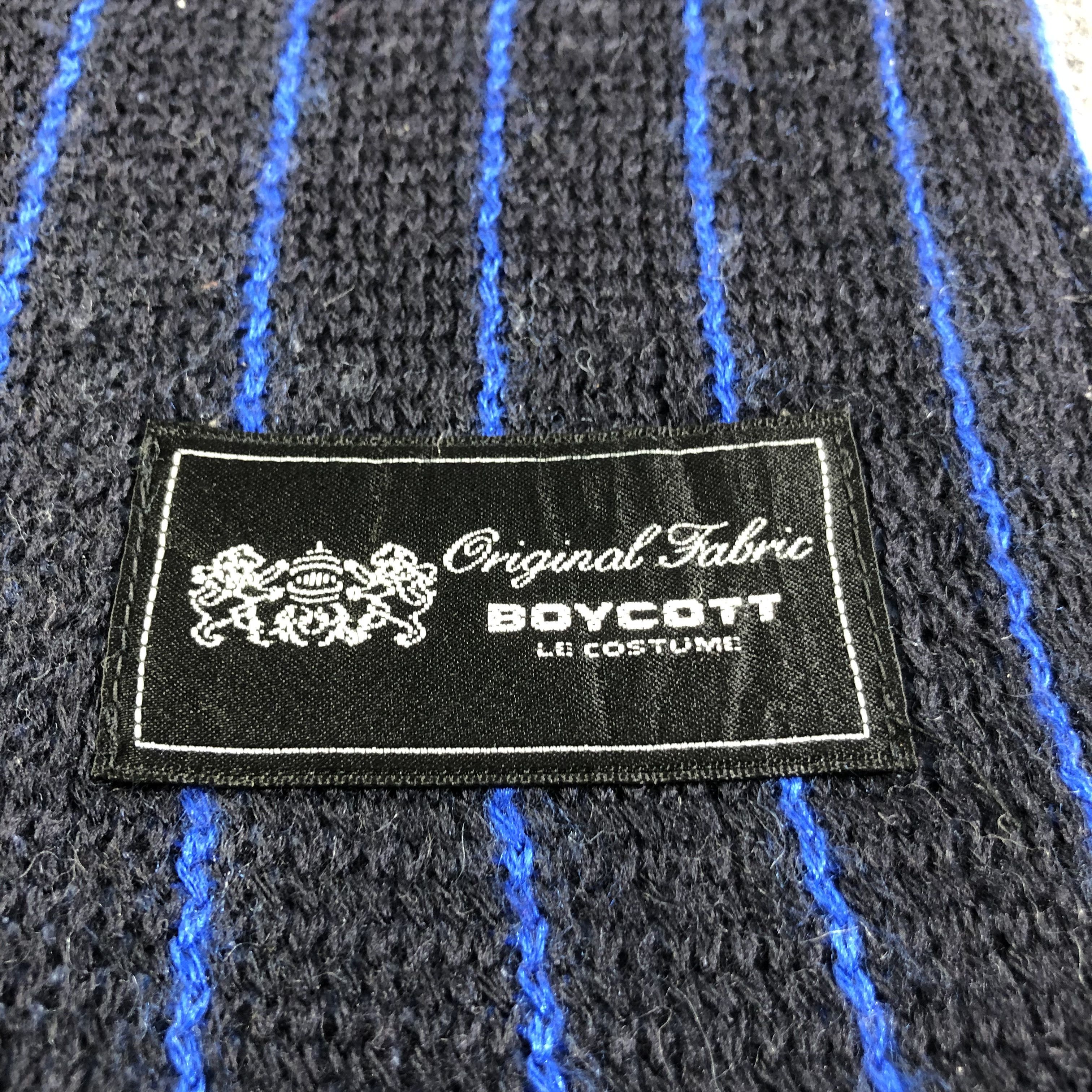 Boycott Boycott Striped Knit Scarf Muffler V1591 Size ONE SIZE - 4 Thumbnail