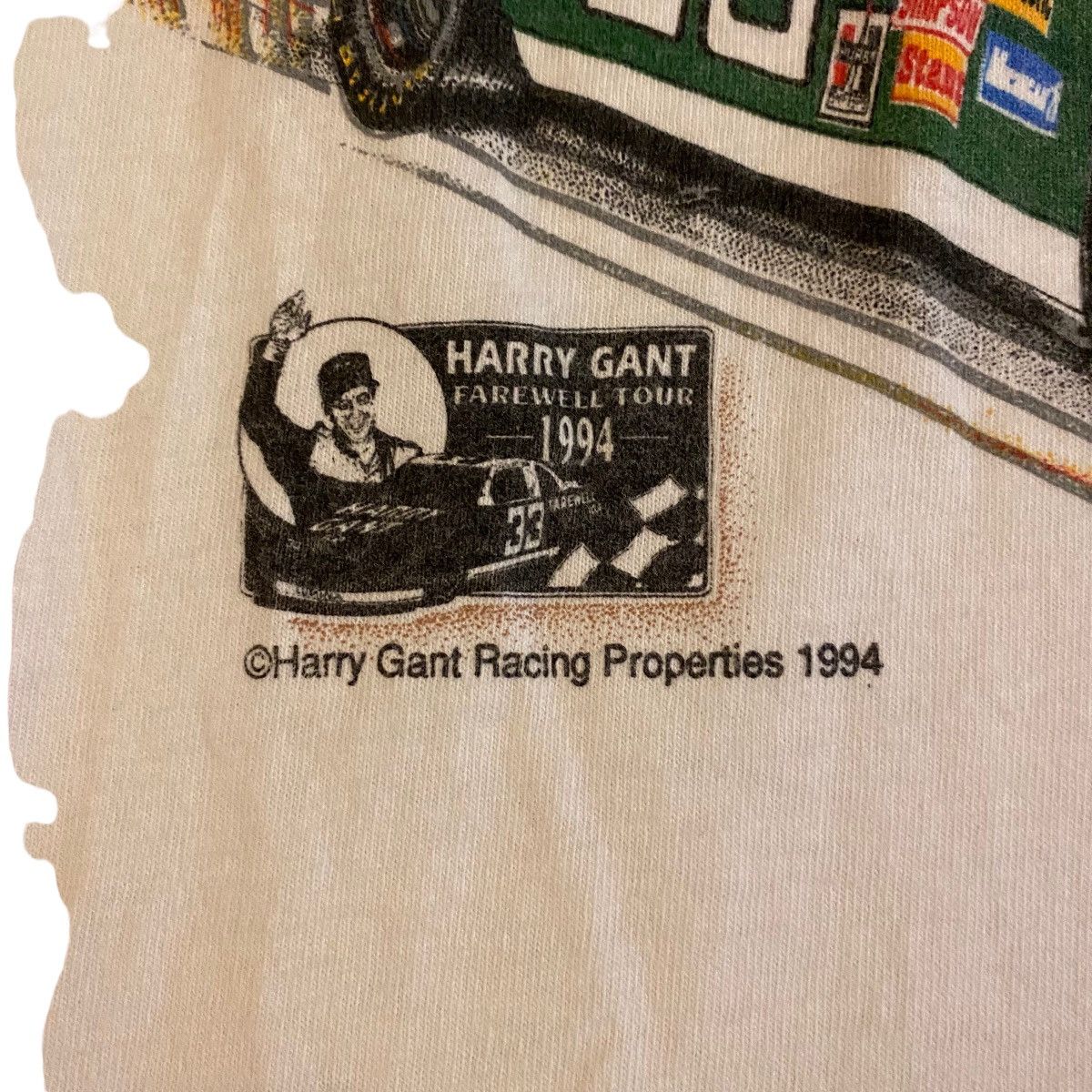 NASCAR × Vintage Vintage 1994 Harry Grant Nascar T- Shirt Size US L / EU 52-54 / 3 - 4 Thumbnail
