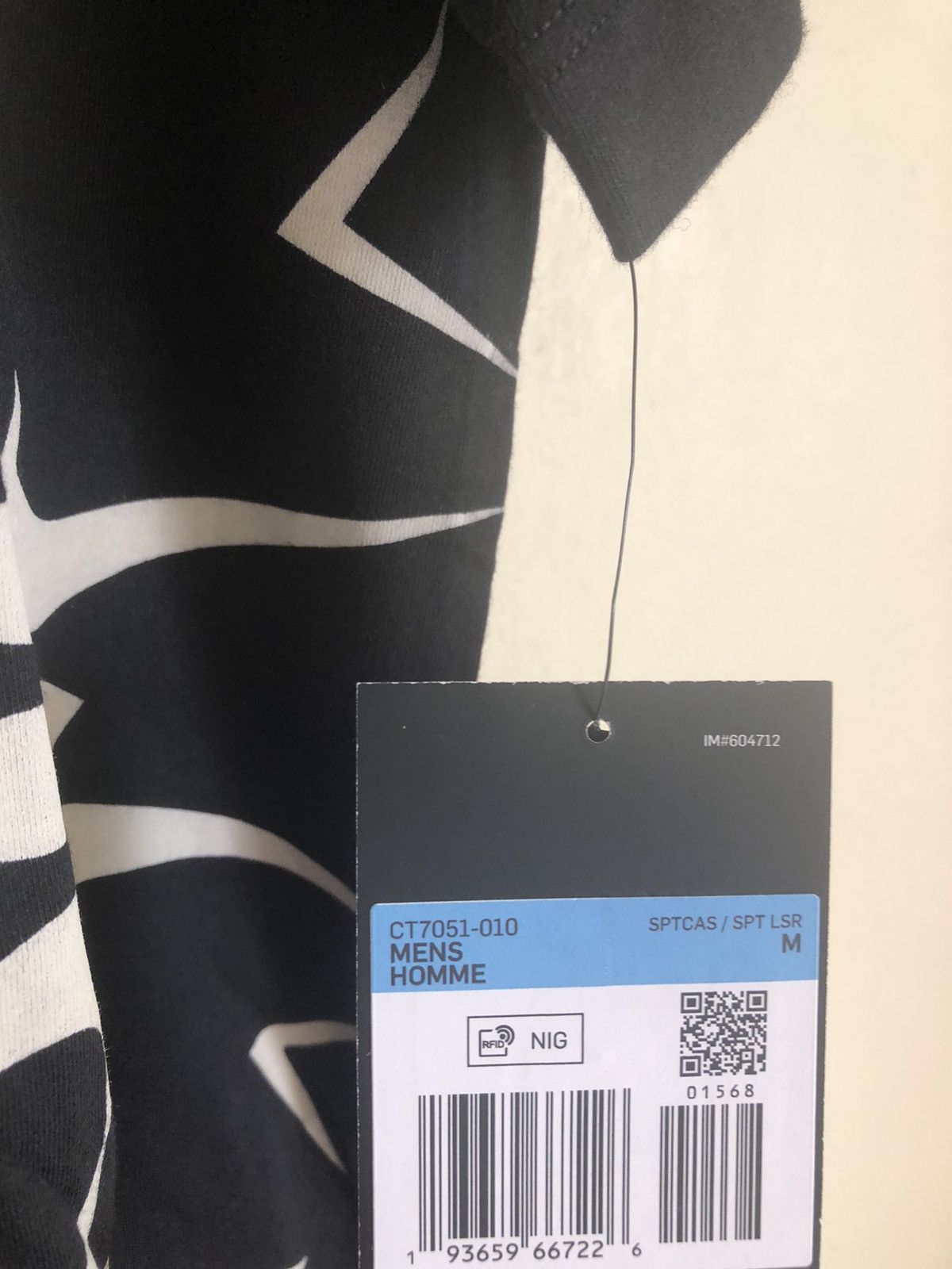 Nike Nike Alien UFO Swoosh RAVE pattern iridescent t-shirt Size US M / EU 48-50 / 2 - 5 Thumbnail