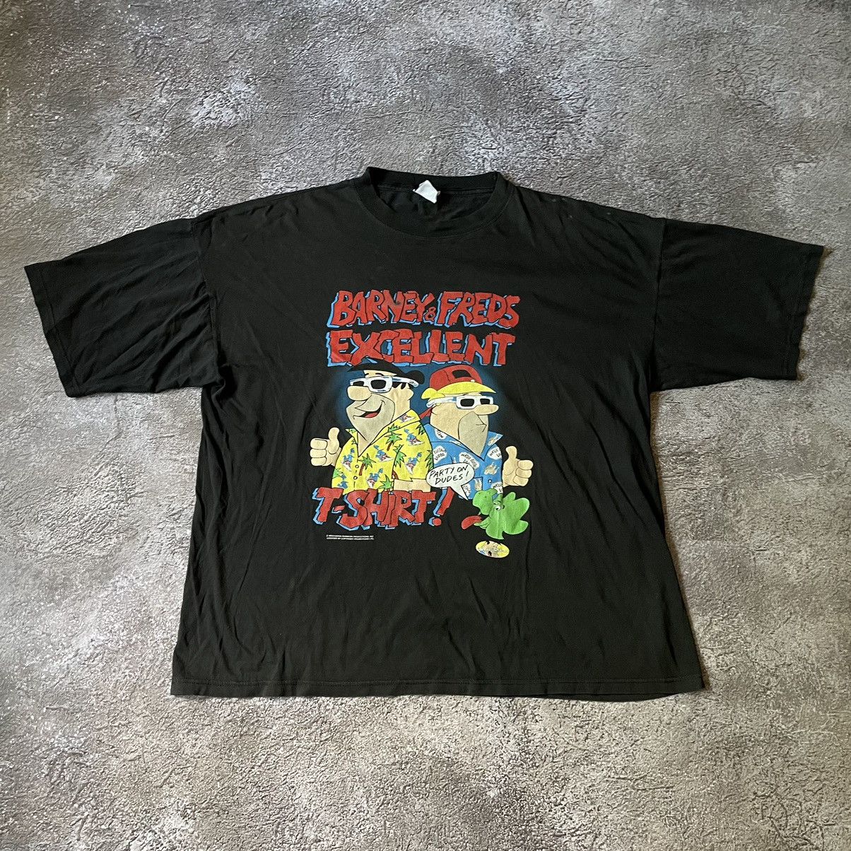 Vintage Vintage 90s Cartoon Graphic Tee Thrashed Y2K Skate Boxy XL Size US XL / EU 56 / 4 - 4 Thumbnail