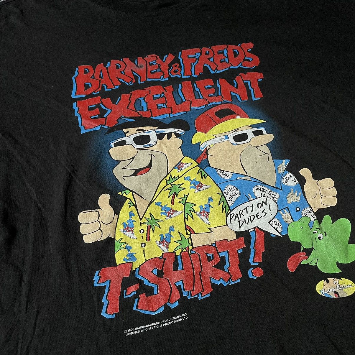 Vintage Vintage 90s Cartoon Graphic Tee Thrashed Y2K Skate Boxy XL Size US XL / EU 56 / 4 - 3 Thumbnail